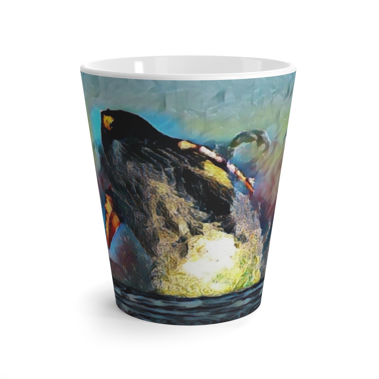 Latte Mug ... An Extraordinary Humpback Breach ... 'With Explosive Energy' ... Family Archives (KPH) ... Circa: 21st Century. Maui, HI ... Original Works ...