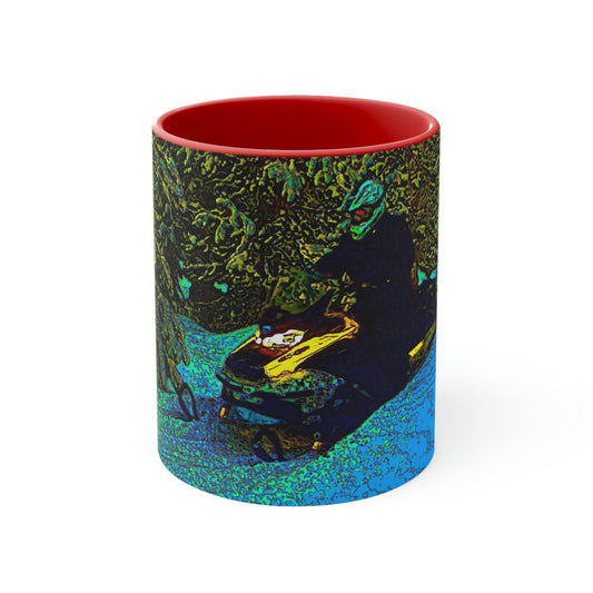 Accent Coffee Mug, 11oz ... Yep ... "Another Day ... Riding Through The Wilderness ... " ... February 2023 ... Original Works ...