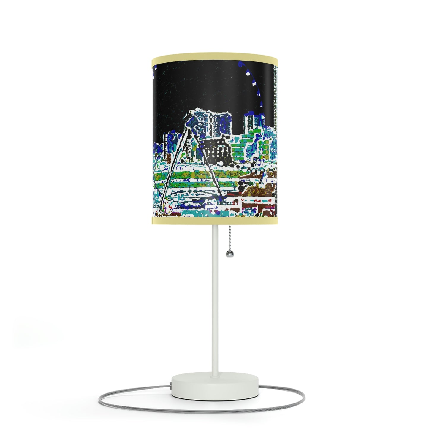 Lamp on a Stand, US|CA plug ... That Classic Wheel ... 'Seattle's Wheel' ... & Old Classic Waterside Vendors ...  'Family Archives' ... Original Works ...