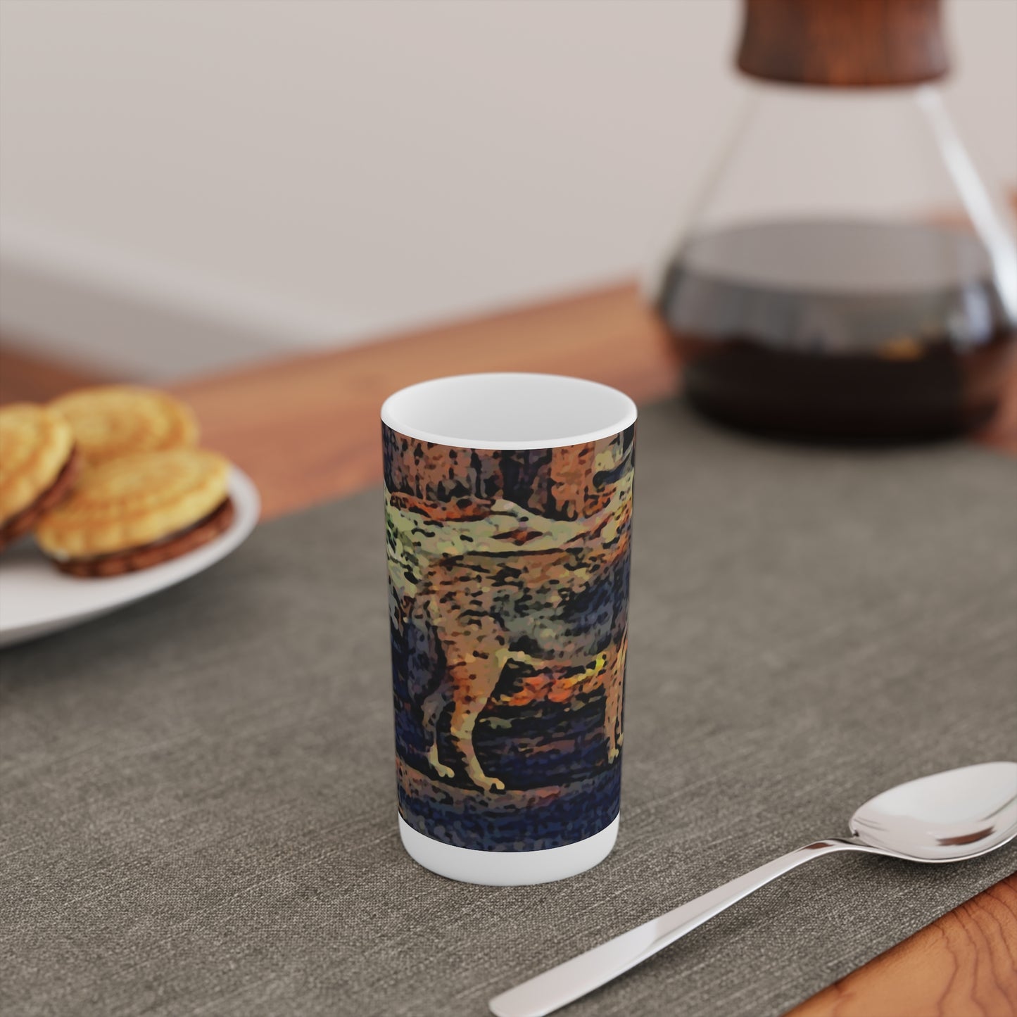 Conical Coffee Mugs (3oz, 8oz, 12oz) ... Coyote ... "Yosemite Valley: Circa May23 ... KPH Base Photo" ... Original Works ...
