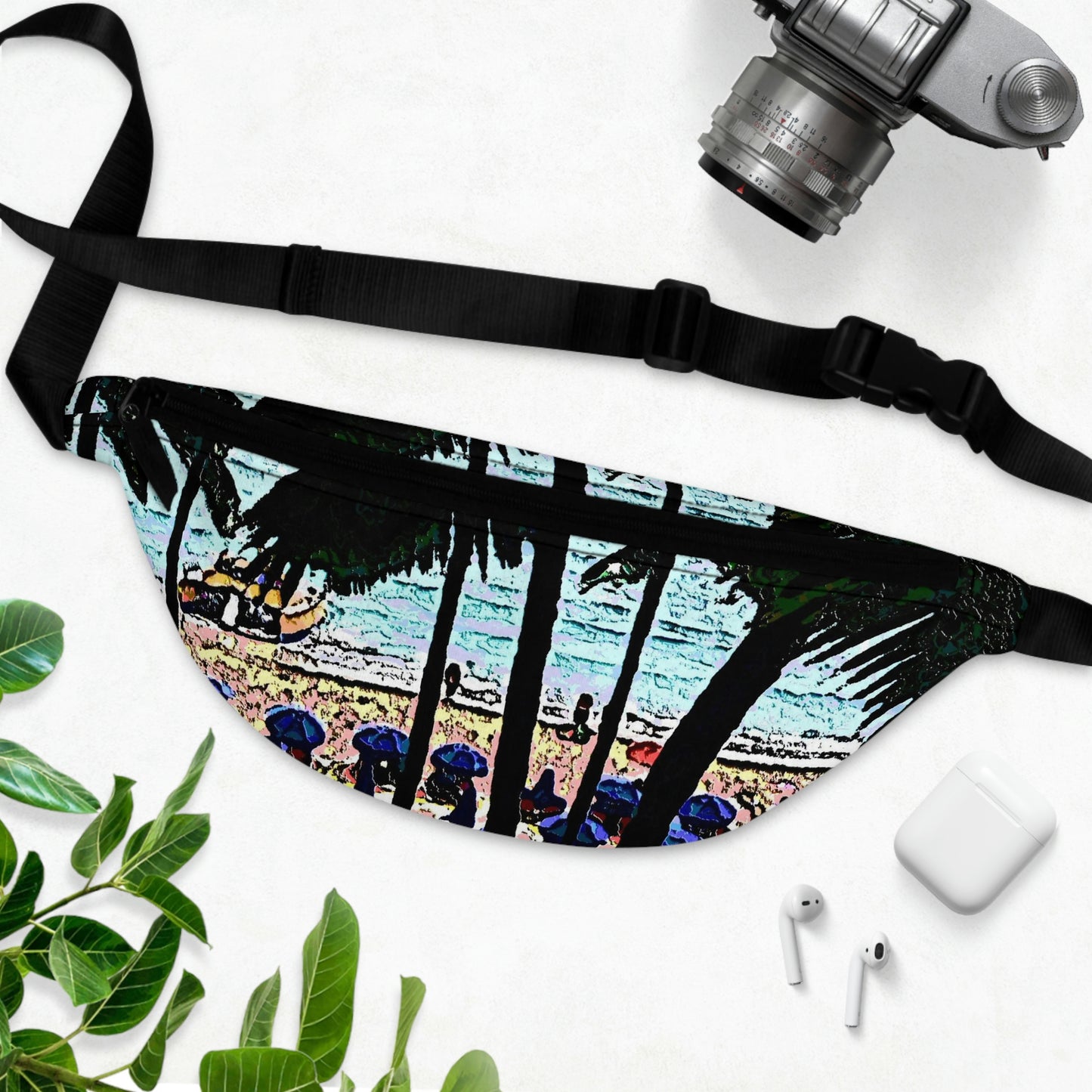 Fanny Pack ... "A Beautiful Beach Amongst The Palms" ... The Outrigger Waikiki, Honolulu, Oahu ... Original Works ...
