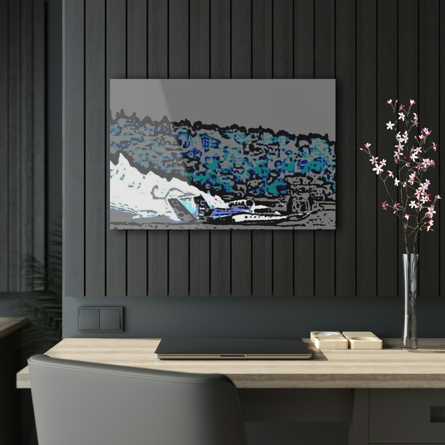 Acrylic Prints ... Seattle Columbia Cup On Lake Washington ... "Dave Wilcox Heads For The Win" ... Associate Gift-Photo ... Original Works ...