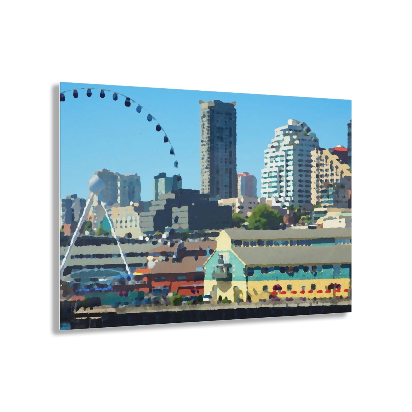 Acrylic Prints ... That Classic Wheel ... 'Seattle's Wheel' ... & Old Classic Waterside Vendors ...  'Family Archives' ... Original Works ...