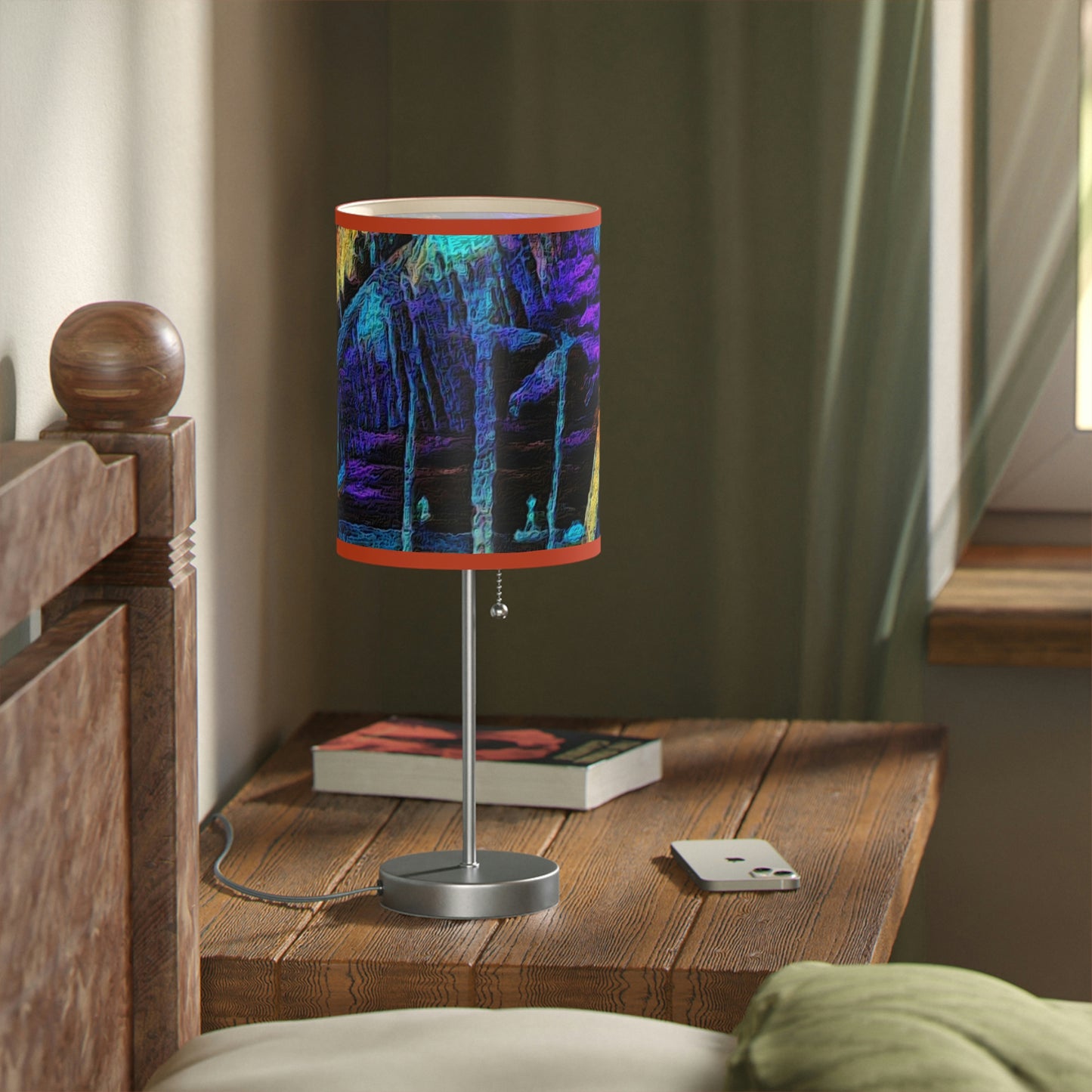 Lamp on a Stand, US|CA plug ... "The Royal Hawai'ian: Waikiki Beach_Beach" ... Honolulu, HI ... Ocotber 2014 (Halloween) ... Original Works ...