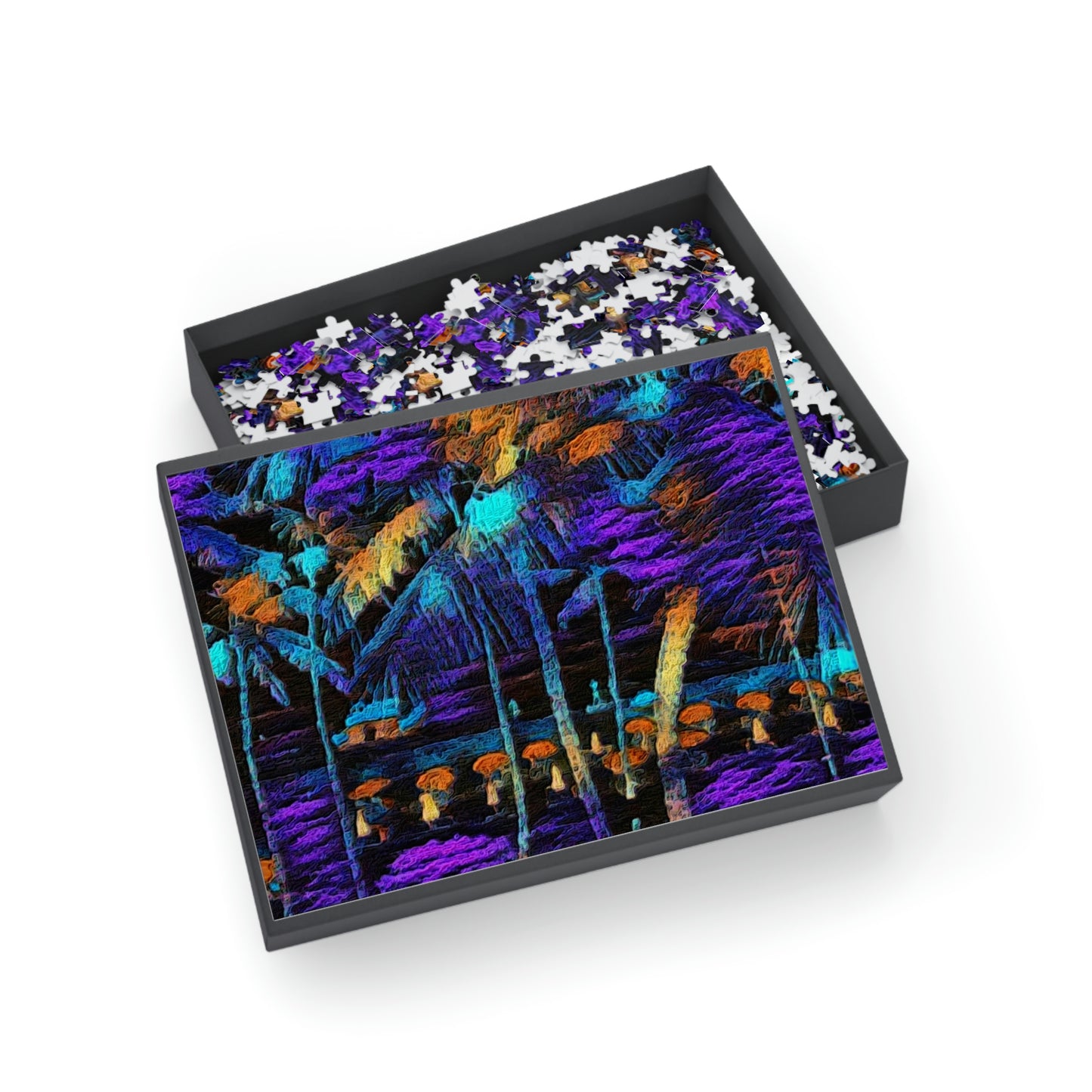 Puzzle (96, 252, 500, 1000-Piece) ... "The Royal Hawai'ian: Waikiki Beach_Beach" ... Honolulu, HI ... Ocotber 2014 (Halloween) ... Original Works ...