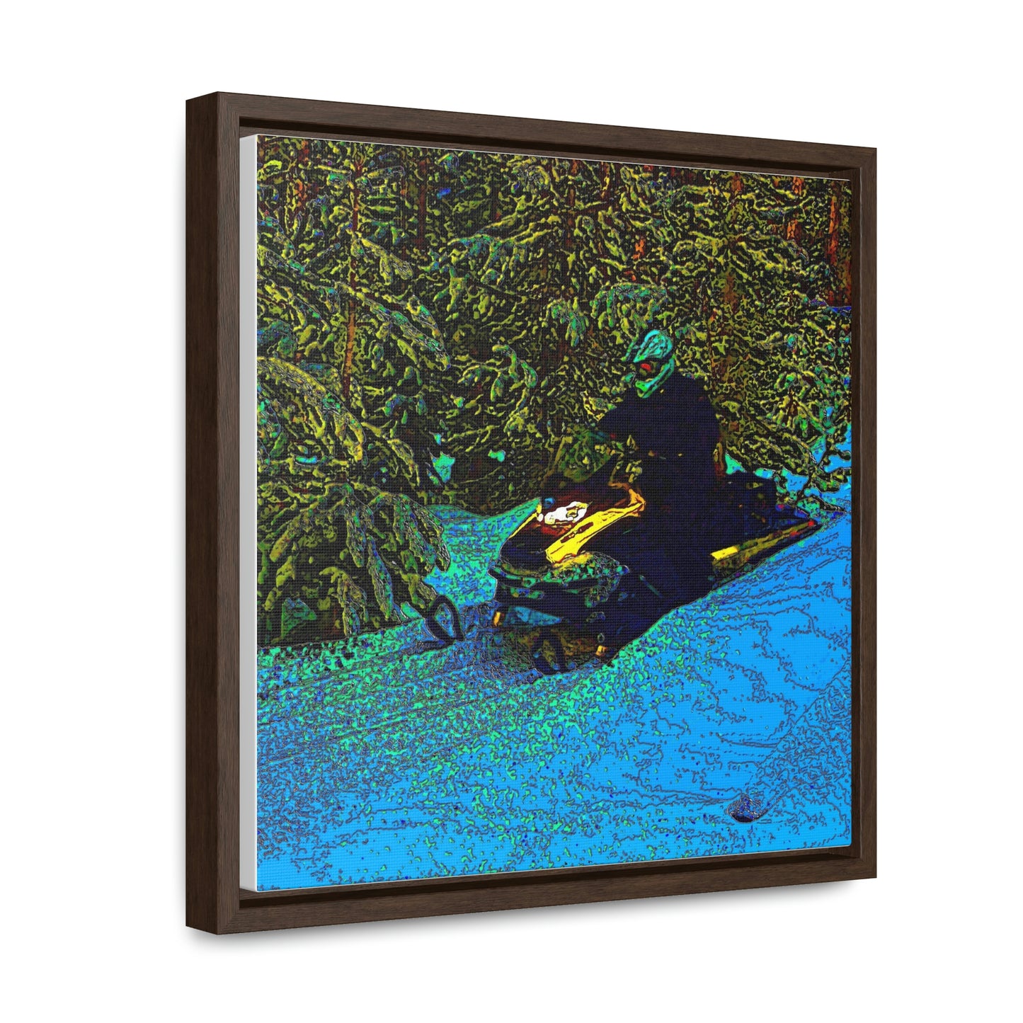 Gallery Canvas Wraps, Square Frame ... Yep ... "Another Day ... Riding Through The Wilderness ... " ... February 2023 ... Original Works ...