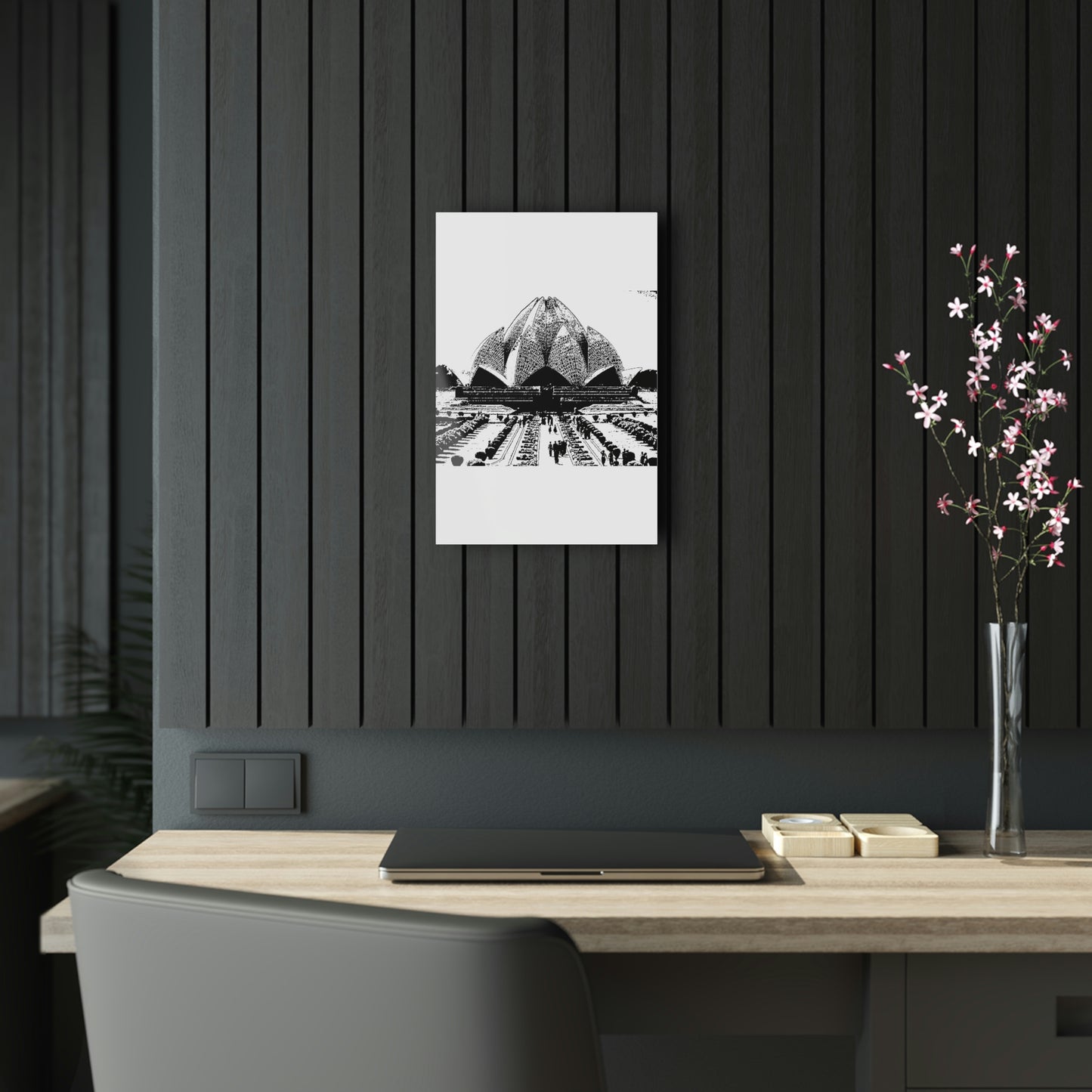 Acrylic Prints ... 'Bahai'i House-Of-Worship' ... "Lotus Temple: Delhi, India, 2008" ... Original Works ...