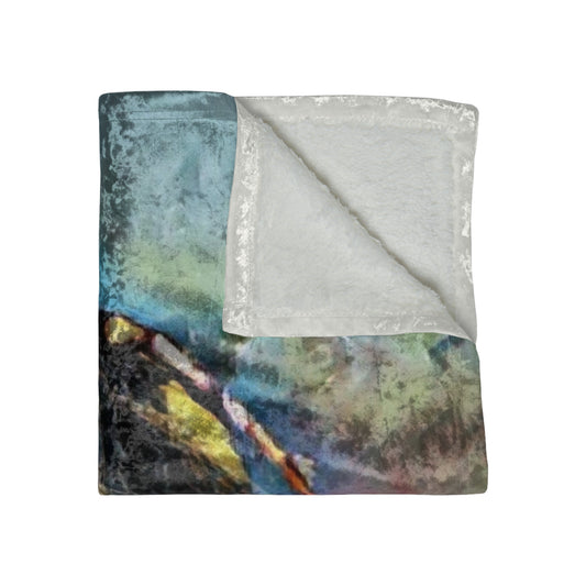 Crushed Velvet Blanket ... An Extraordinary Humpback Breach ... 'With Explosive Energy' ... Family Archives (KPH) ... Circa: 21st Century. Maui, HI ... Original Works ...