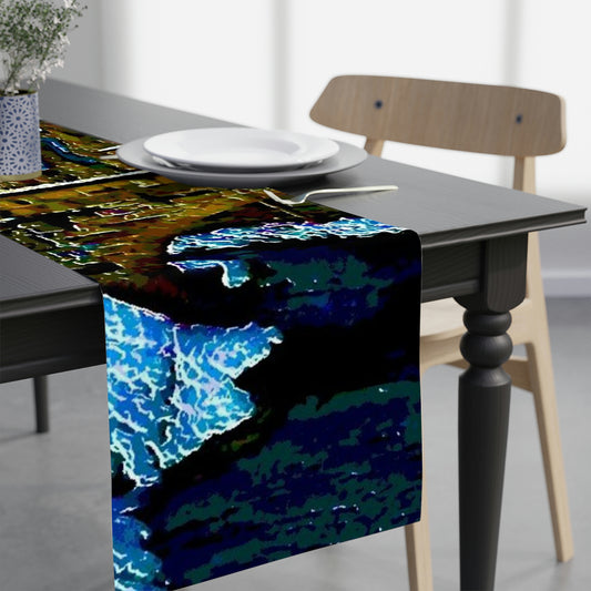 Table Runner ...  Walikng The Streets & Alleys ... 'Strolling The Canals ... '  ... Original Works  ...