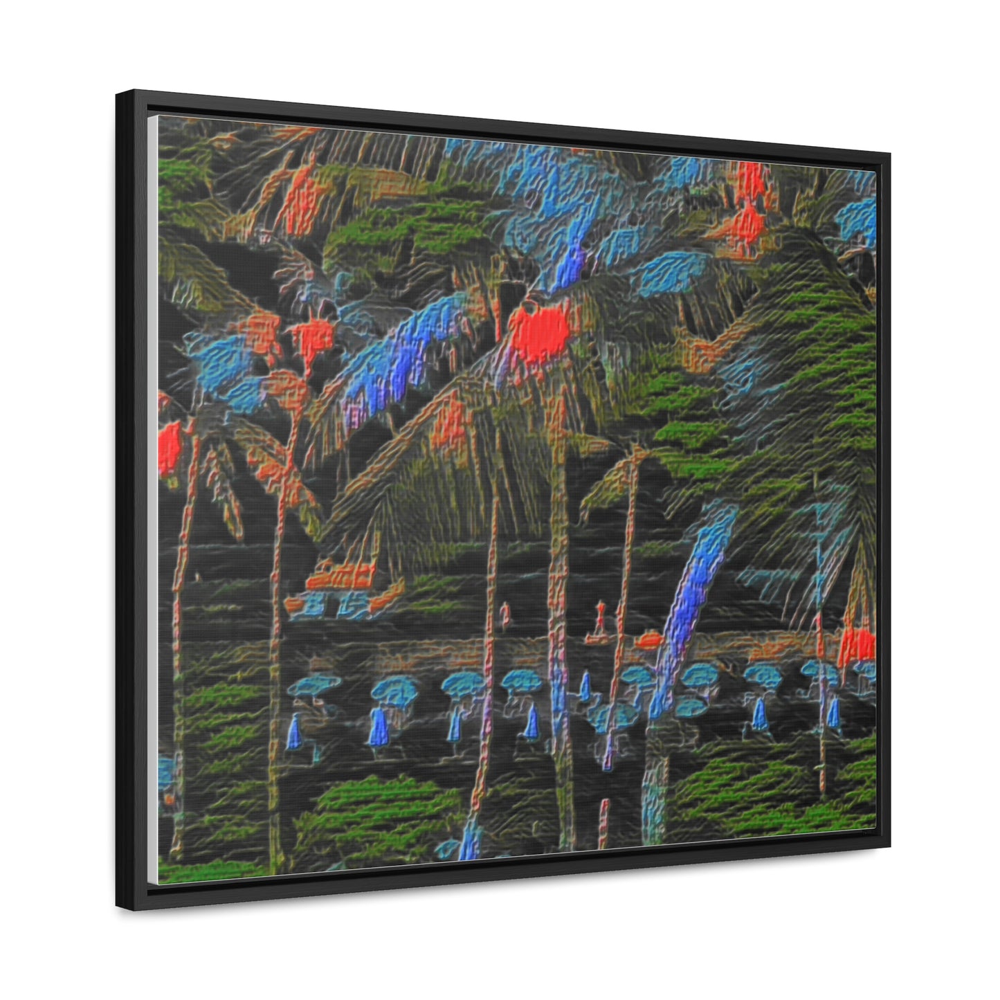 Gallery Canvas Wraps, Horizontal Frame ... "The Royal Hawai'ian: Waikiki Beach_Beach" ... Honolulu, HI ... Ocotber 2014 (Halloween) ... Original Works ...