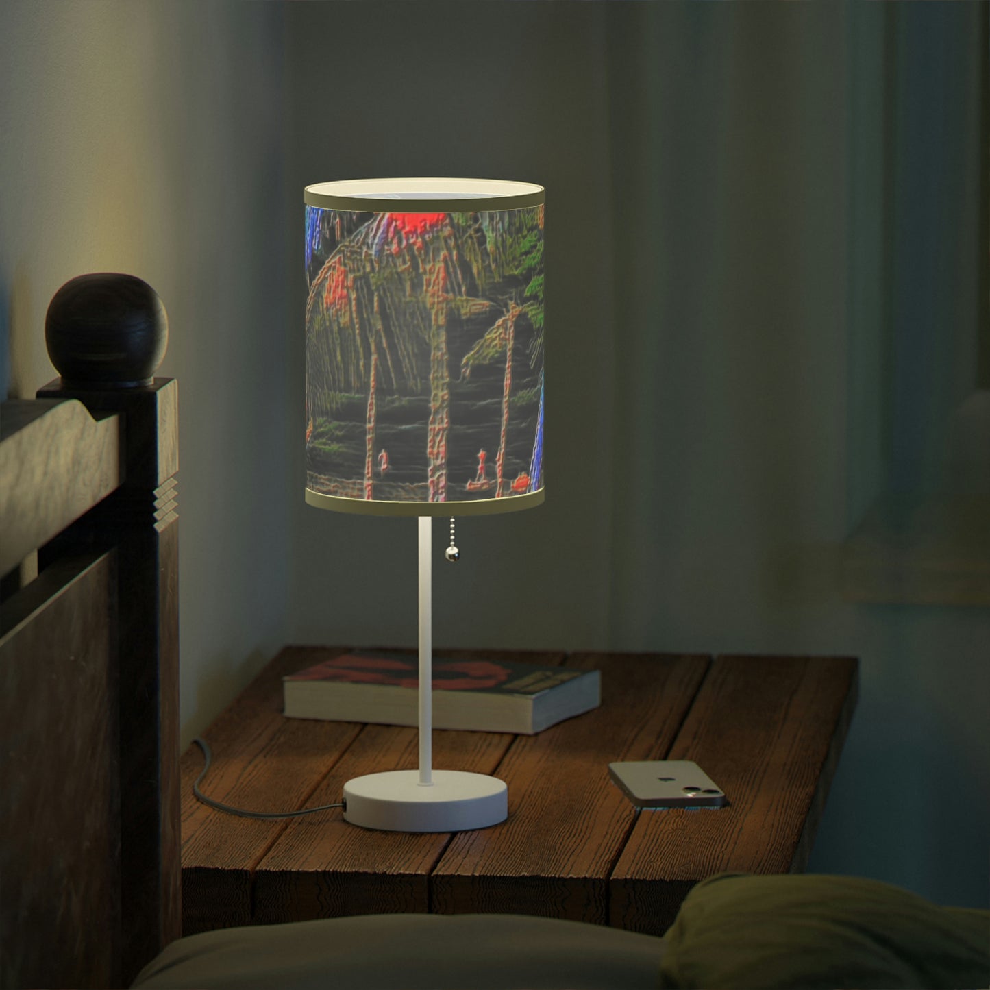 Lamp on a Stand, US|CA plug ... "The Royal Hawai'ian: Waikiki Beach_Beach" ... Honolulu, HI ... Ocotber 2014 (Halloween) ... Original Works ...