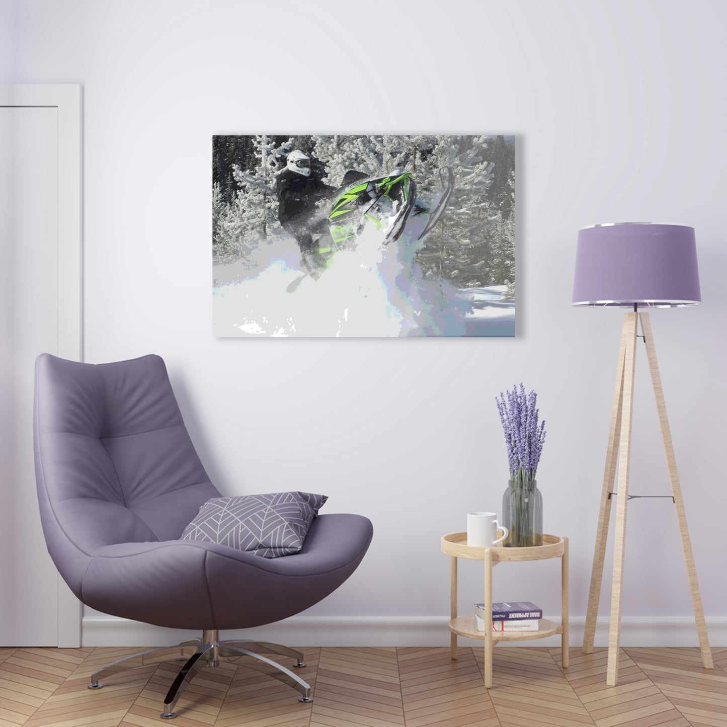 Acrylic Prints ... "No Time 'Like-Air-Time' ..." ... A True Master At His Craft ... December 2022, Rhett Creek, Idaho ... Original Works ...
