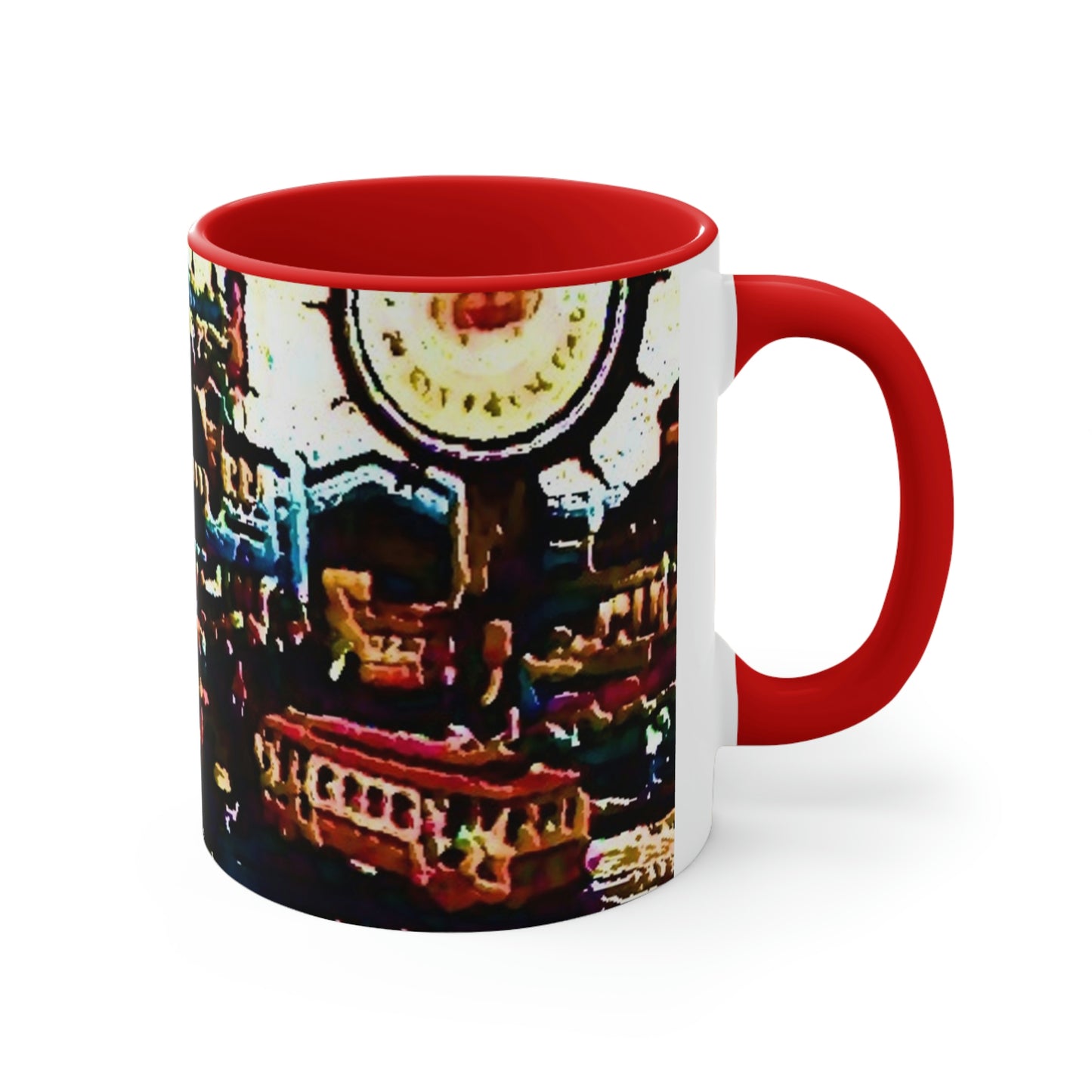 Accent Coffee Mug, 11oz ...  "No.9 Fishermen's Grotto - Fishermen's Wharf, SF, California" ... Family Archives: 1970's ... Original Works ...