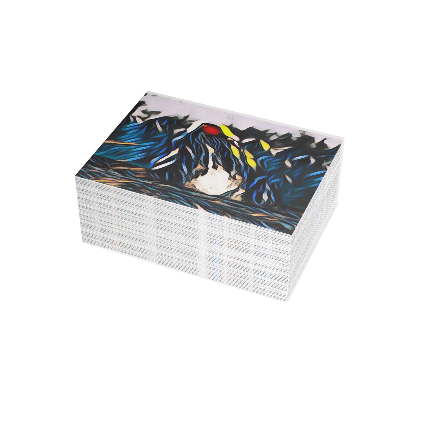 Greeting Cards (1, 10, 30, and 50pcs) ... "Ken's Favourite Humpback Breach" ... Circa: 21st Century ... Maui, HI ... Original Works ...