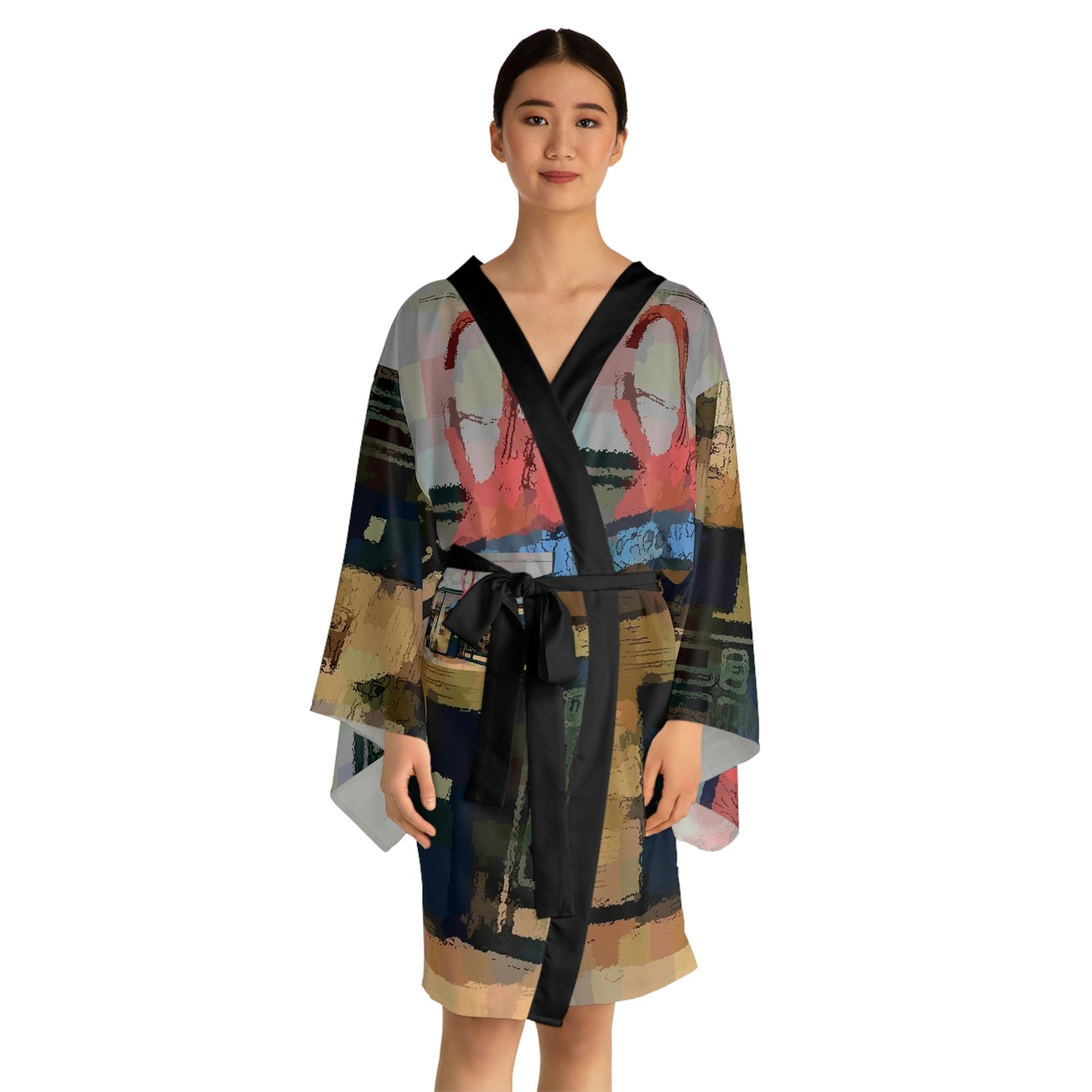 Long Sleeve Kimono Robe ...  In-A-Hurry & Stressed? ... Remember: Keep "Clam" ... Clam_Happy ...  'Ivars: Seattle Waterfront' ... Personal Archives ... Original Works ...