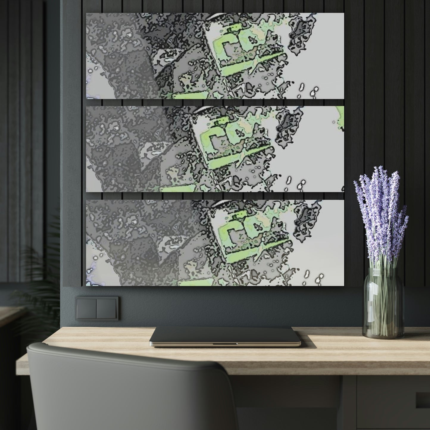 Acrylic Prints (Triptych) ...  Come Fly With The Professionals ... CIP-Airways ... 'Getting-Er-Done' ... Original Works ... December 2022 ...