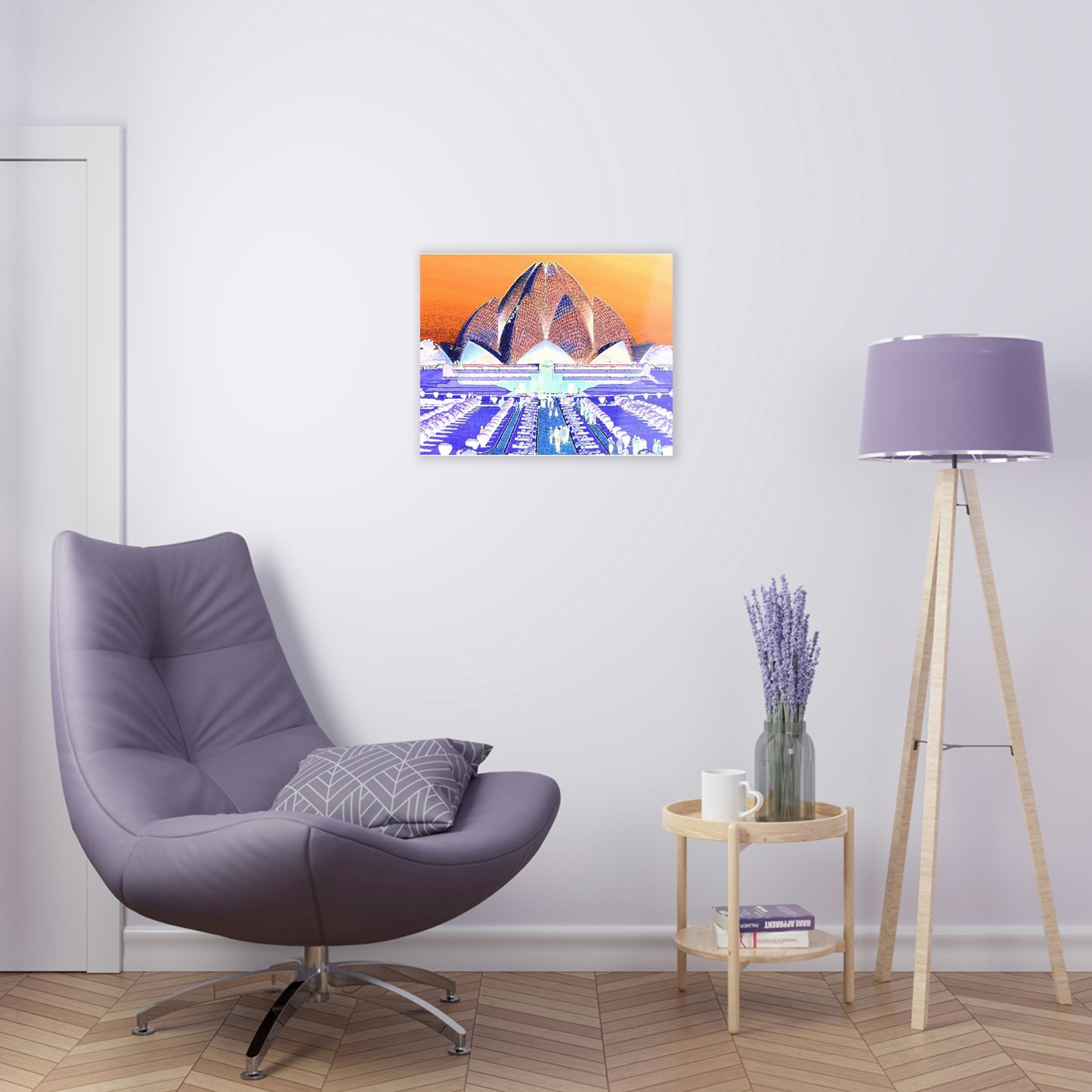 Acrylic Prints ... 'Bahai'i House-Of-Worship' ... "Lotus Temple: Delhi, India, 2008" ... Original Works ...