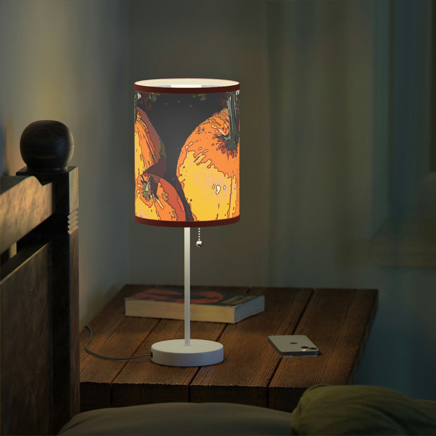 Lamp on a Stand, US|CA plug ... "A Lantern Within A Jack-O-Lantern" ...
