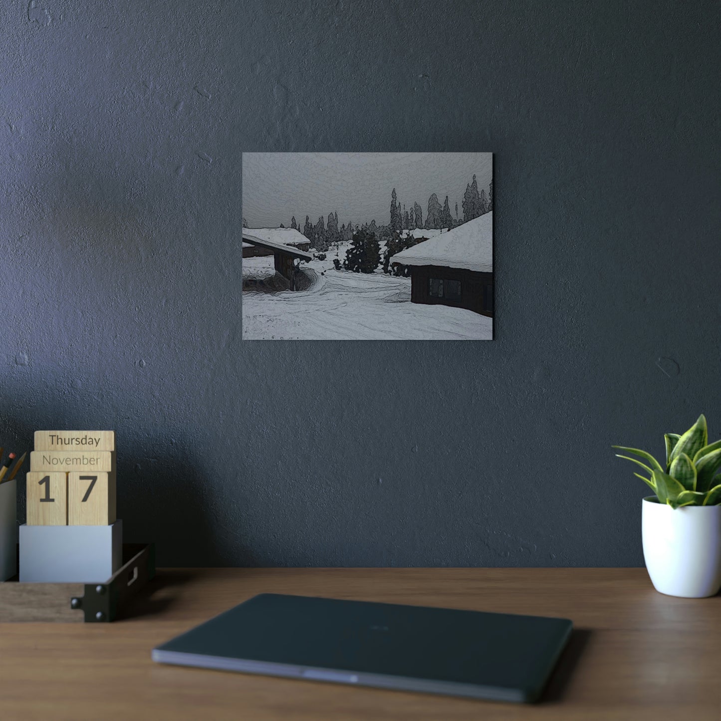 Aluminum Composite Panels ... "Winterscape 'Escape' " ... Its Intrinsic Beauty & Solace ... Winter 2020, Central Idaho, USA ... Original Works ...