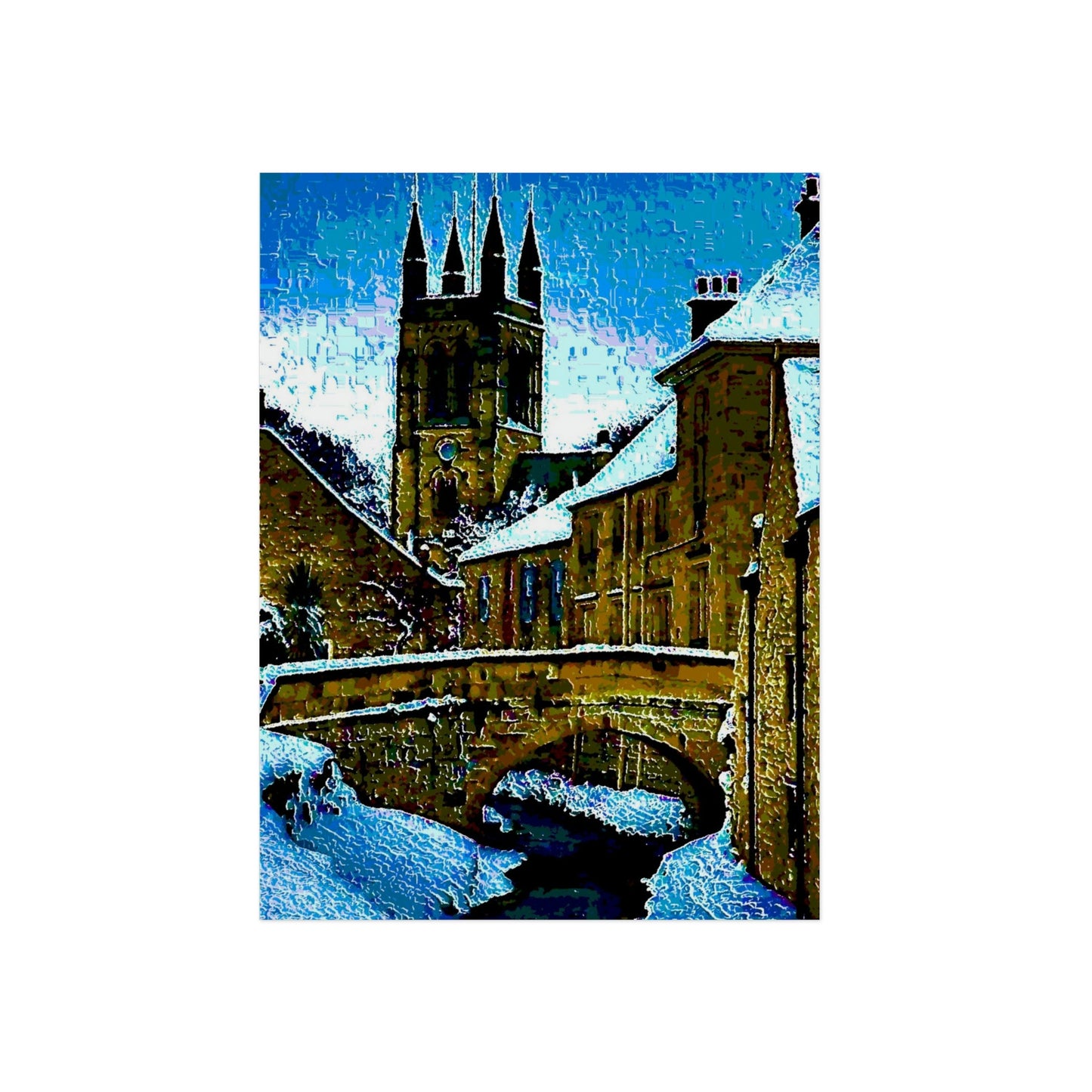 Aluminum Composite Panels ...  A Bridge, A Canal, A Cathedral_2 ... "To Stroll Over-Through-And-By" ... Central England: Circa 2005 ... Original Works ...