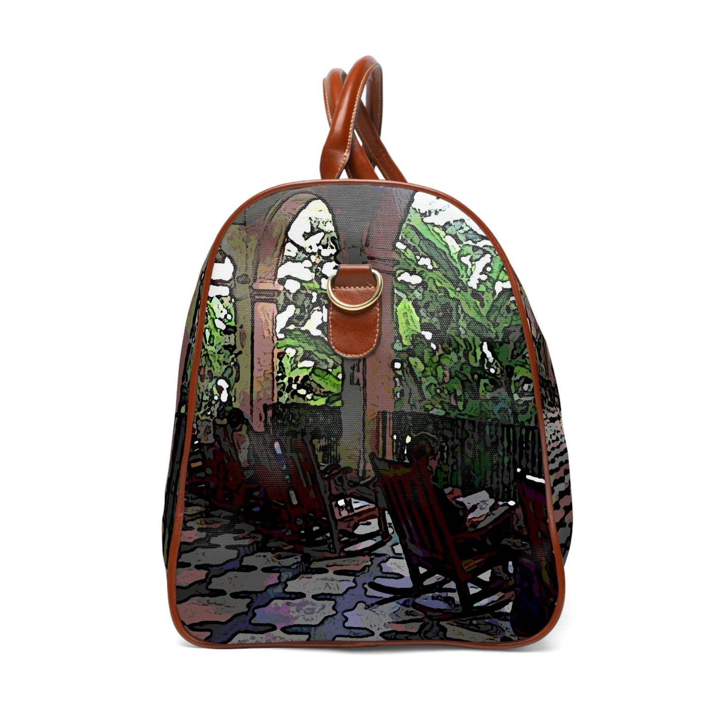 Waterproof Travel Bag ...  Lanai & Rocking Chairs At: 'The Pink Palace' ... The Royal Hawai'ian ... Honolulu, HI ... '27Oct2014' ... Original Works ...