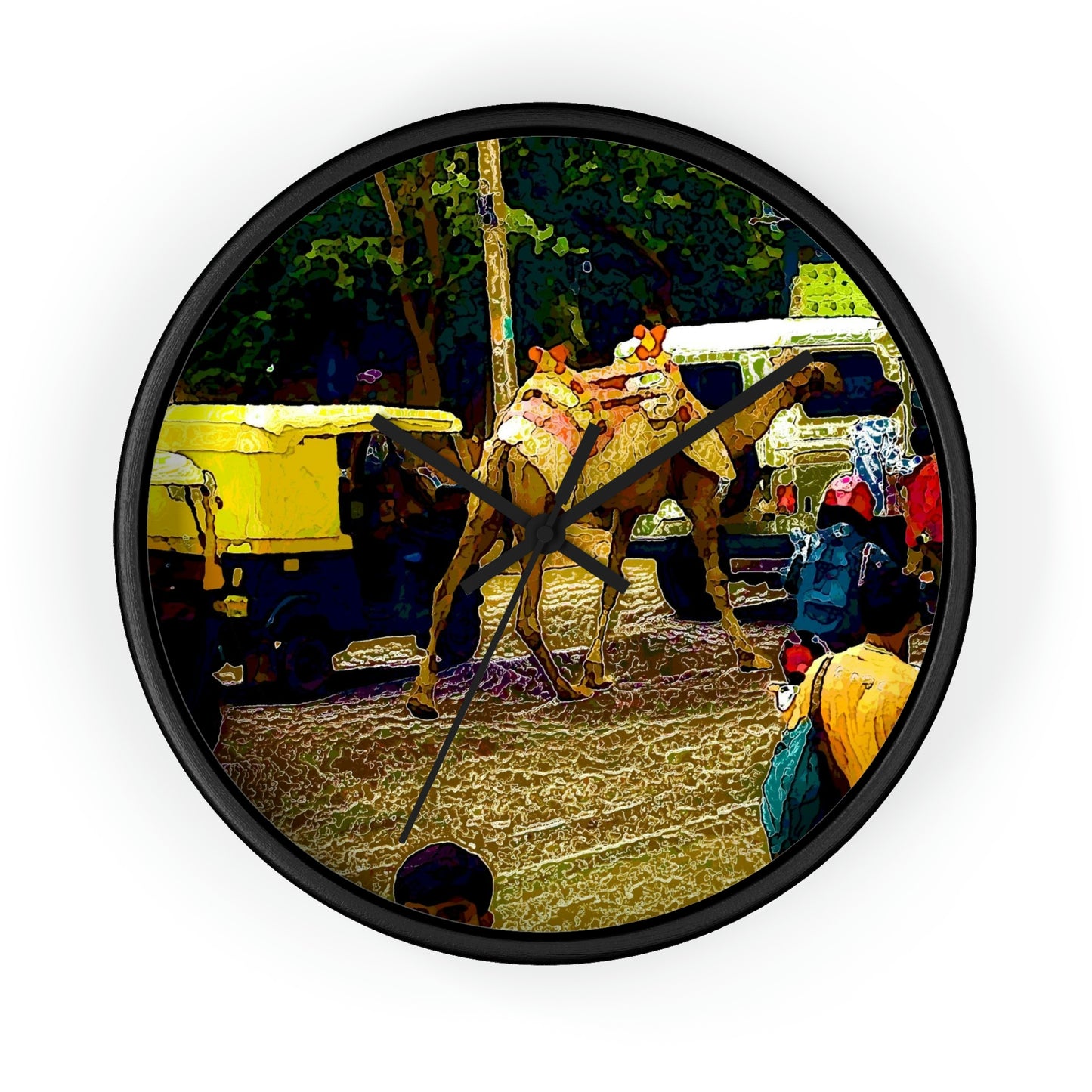 Wall clock ... "Truckin'-Up-To-Buffalo ... 'Oops - Wrong Country' ... Truckin'-Up-To-New Delll -'E' ... " ... (Delhi, India) ... 5July2007. Original Works ...