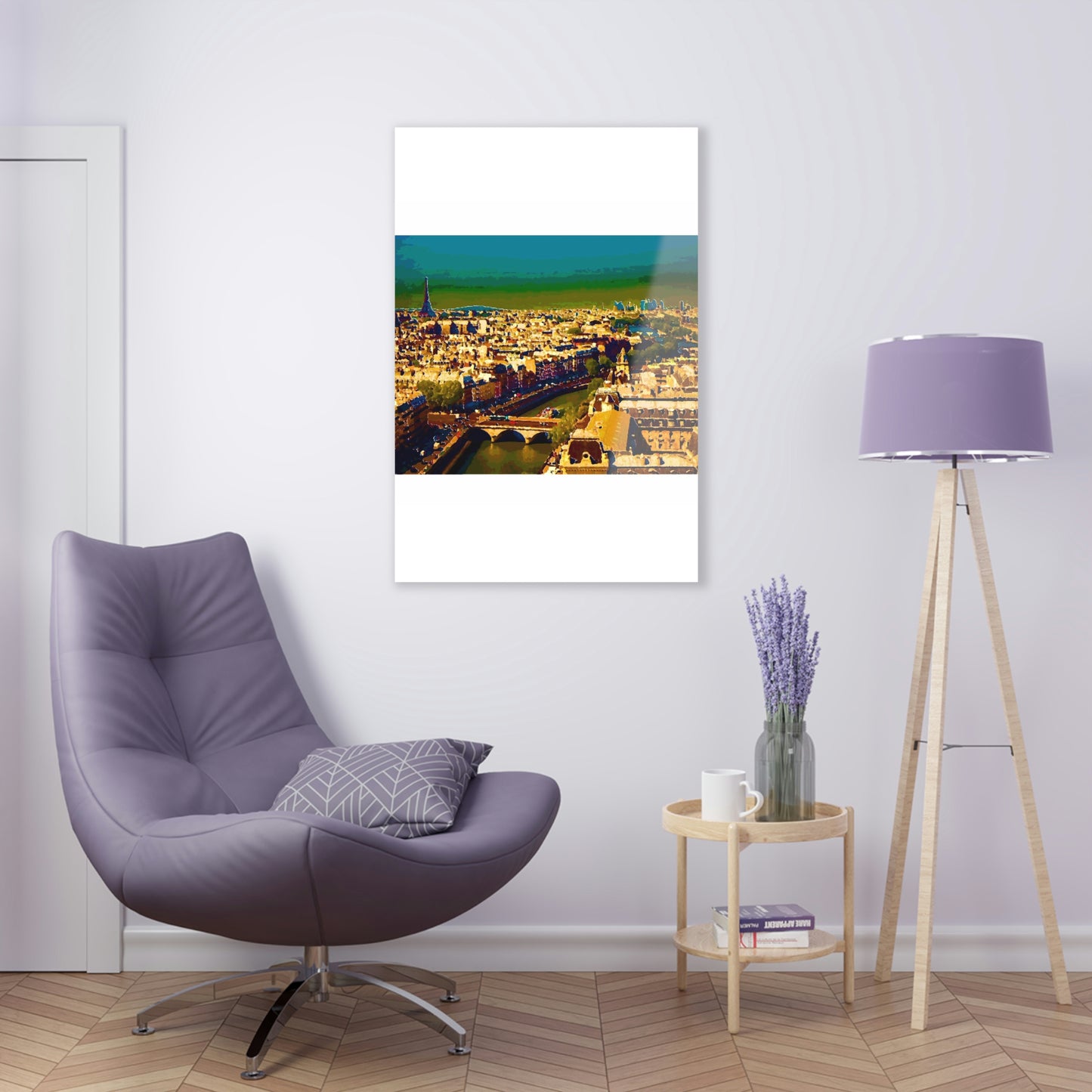 Acrylic Prints ... Au Paris ... "Along The River Seine" ... Barbara Joan Bonnel-Holt: 1972 ... Original Works ...