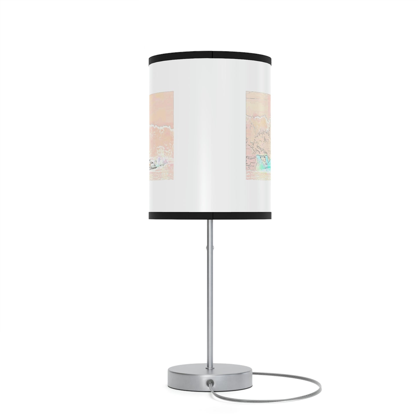Lamp on a Stand, US|CA plug ... Seattle Columbia Cup On Lake Washington ... "Dave Wilcox Heads For The Win" ... Associate Gift-Photo ... Original Works ...