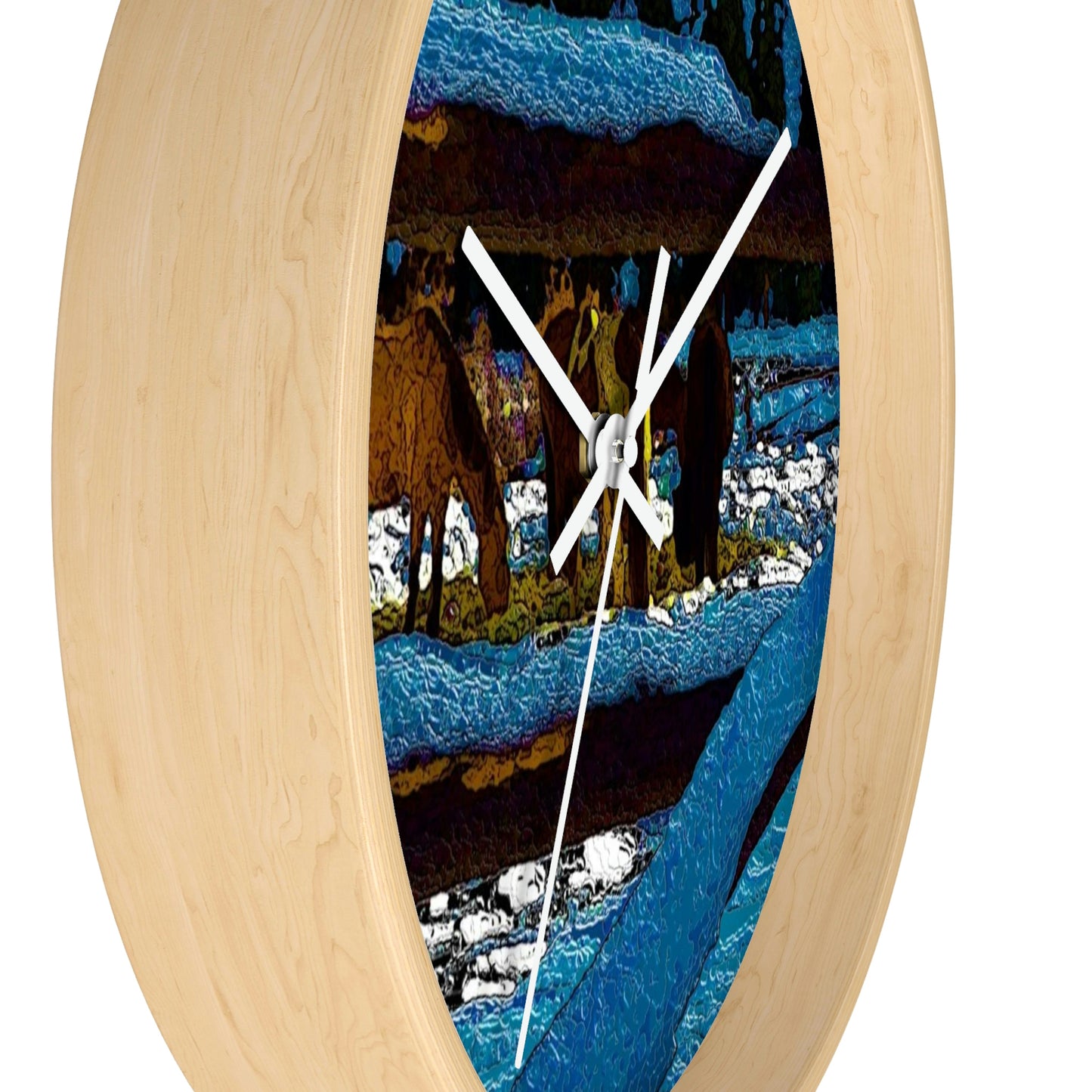 Wall clock ... A Horse ... A Saddle ...  Foraging Through The Snow ...  An_Asses 'Cry' ... Central Idaho, November 2022 ...  Original Works ...