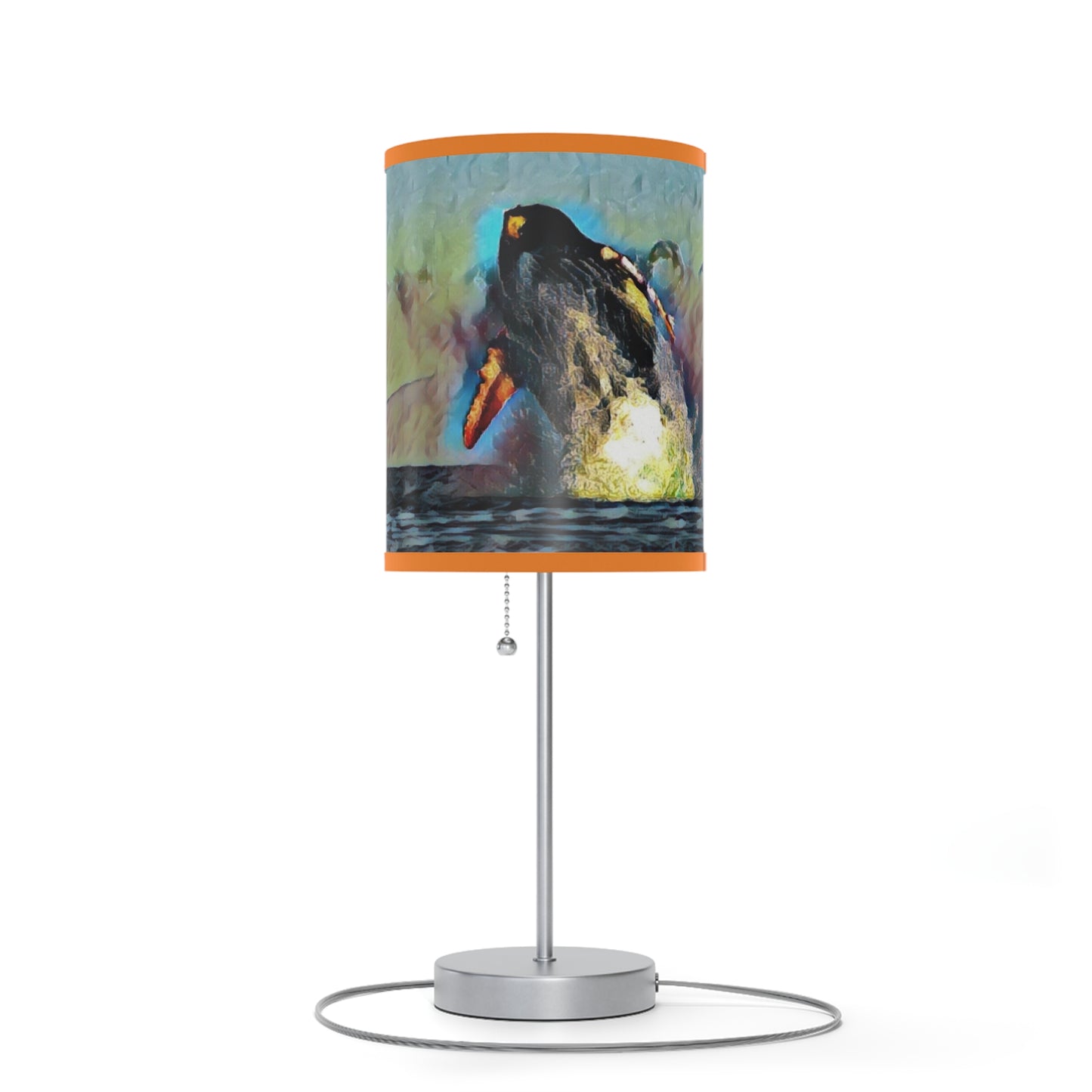 Lamp on a Stand, US|CA plug ... An Extraordinary Humpback Breach ... 'With Explosive Energy' ... Family Archives (KPH) ... Circa: 21st Century. Maui, HI ... Original Works ...