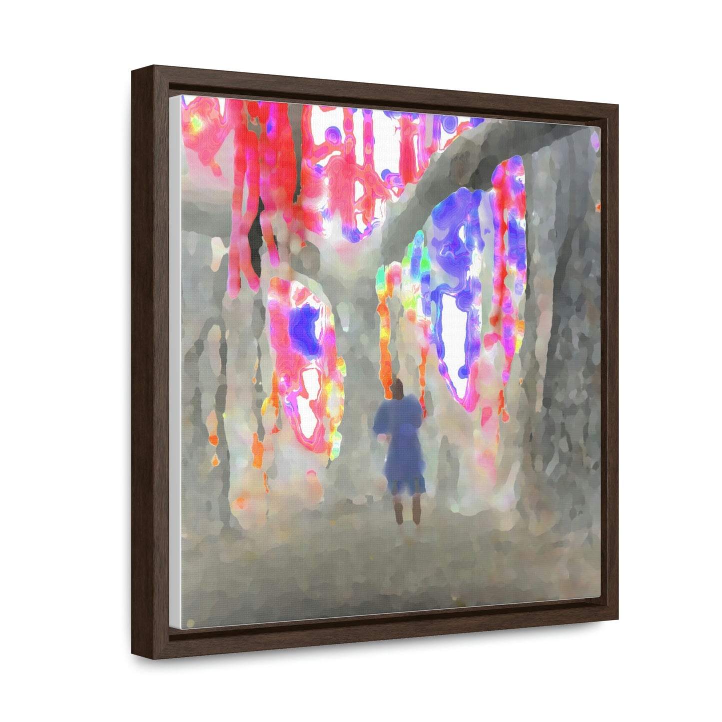 Gallery Canvas Wraps, Square Frame ... 'More' ... Jesuit Philosophy ... "In The Polynesian Banyans ..."