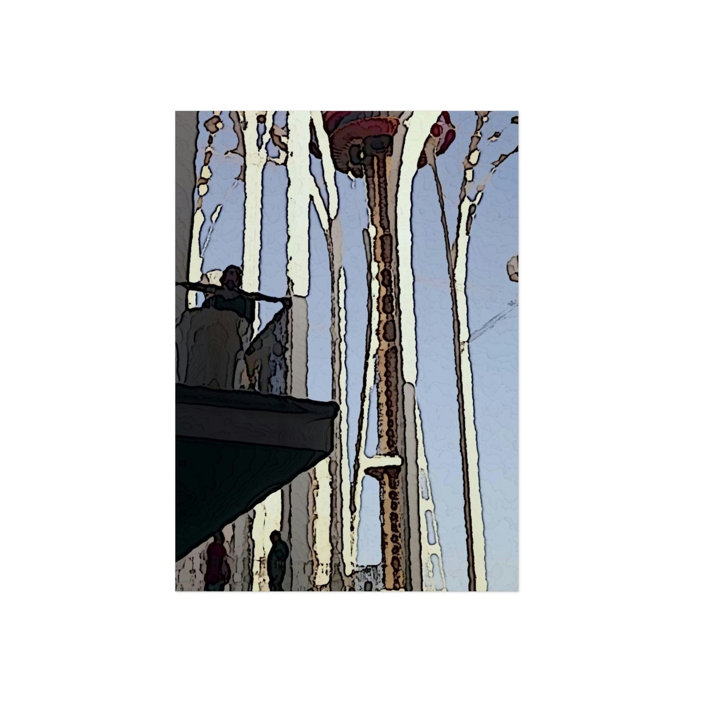 Aluminum Composite Panels ... "The Arches, Space Needle, & Pacific Science Center" ... Seattle World's Fair_5 ... 'The Space Age' ... Seattle Center Fairgrounds ... 1962 ... Family Archives ... Original Works ...