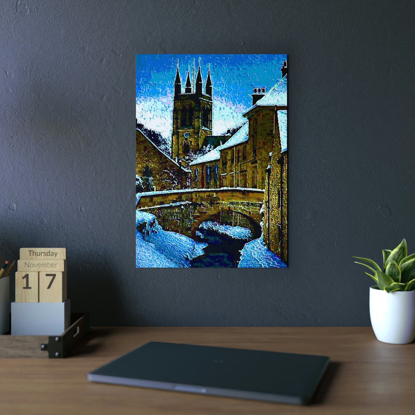 Aluminum Composite Panels ...  A Bridge, A Canal, A Cathedral_2 ... "To Stroll Over-Through-And-By" ... Central England: Circa 2005 ... Original Works ...