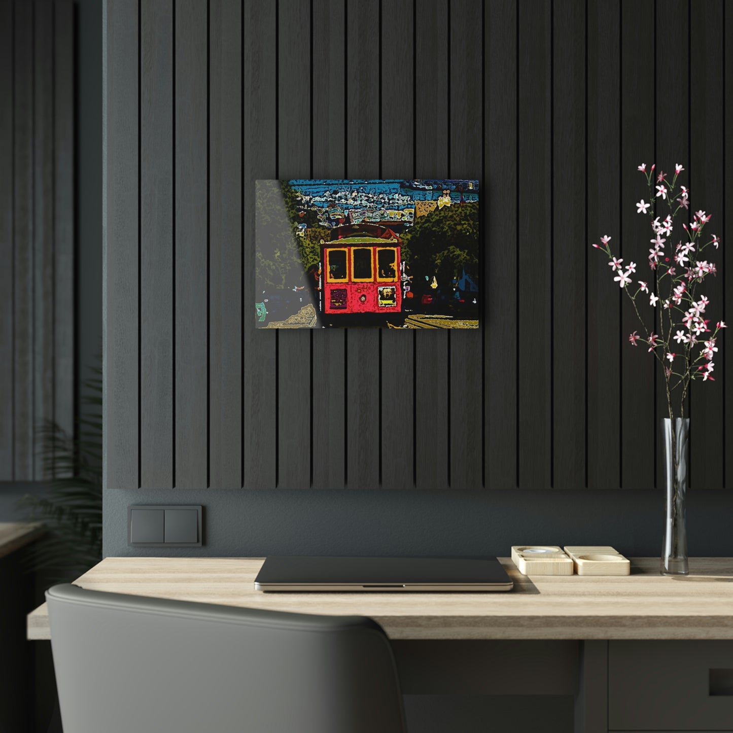 Acrylic Prints ... San Francisco ... 'A Rice-A-Roni-Treat' ... "A Cable Car Classic" ... Family Archives: 1973 ... Original Works ...