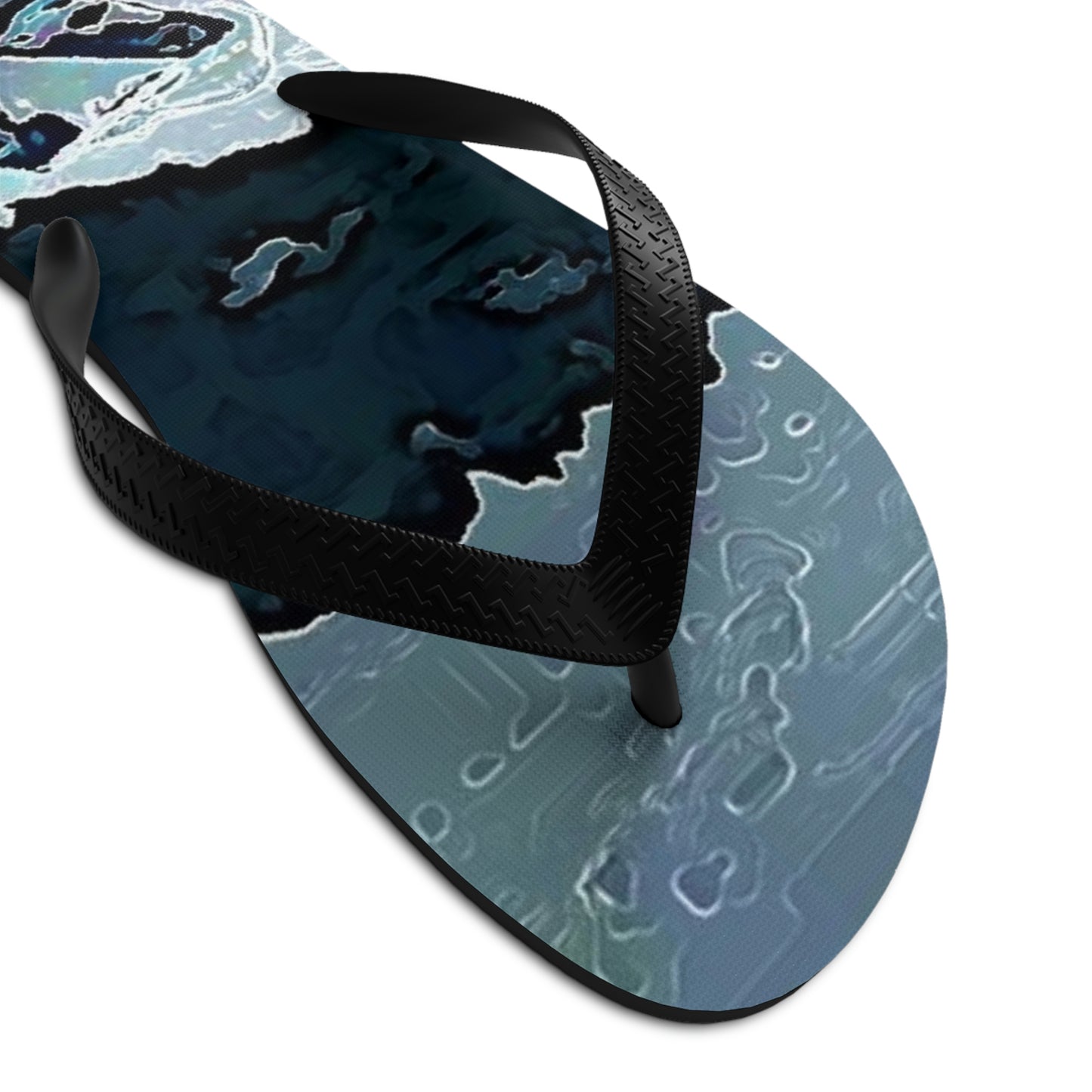 Unisex Flip-Flops ...  Seattle Columbia Cup On Lake Washington ... "Dave Wilcox Heads For The Win" ... Associate Gift-Photo ... Original Works ...