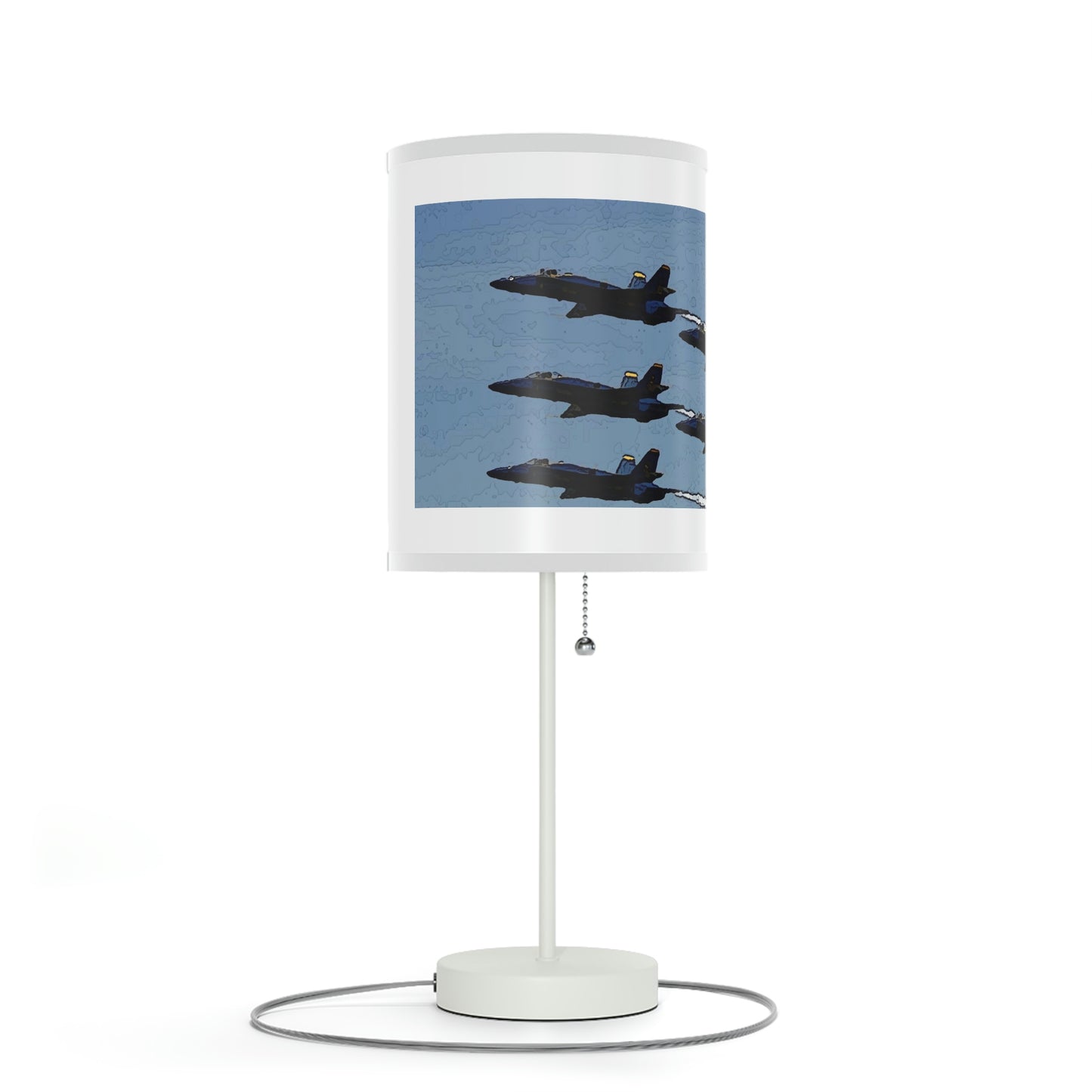 Lamp on a Stand, US|CA plug ... Seattle Seafair ..."Blue Angels Run Over Lake Washington" ... Circa Mid 1980's ... Dr FJ Holt ... Original Works ...