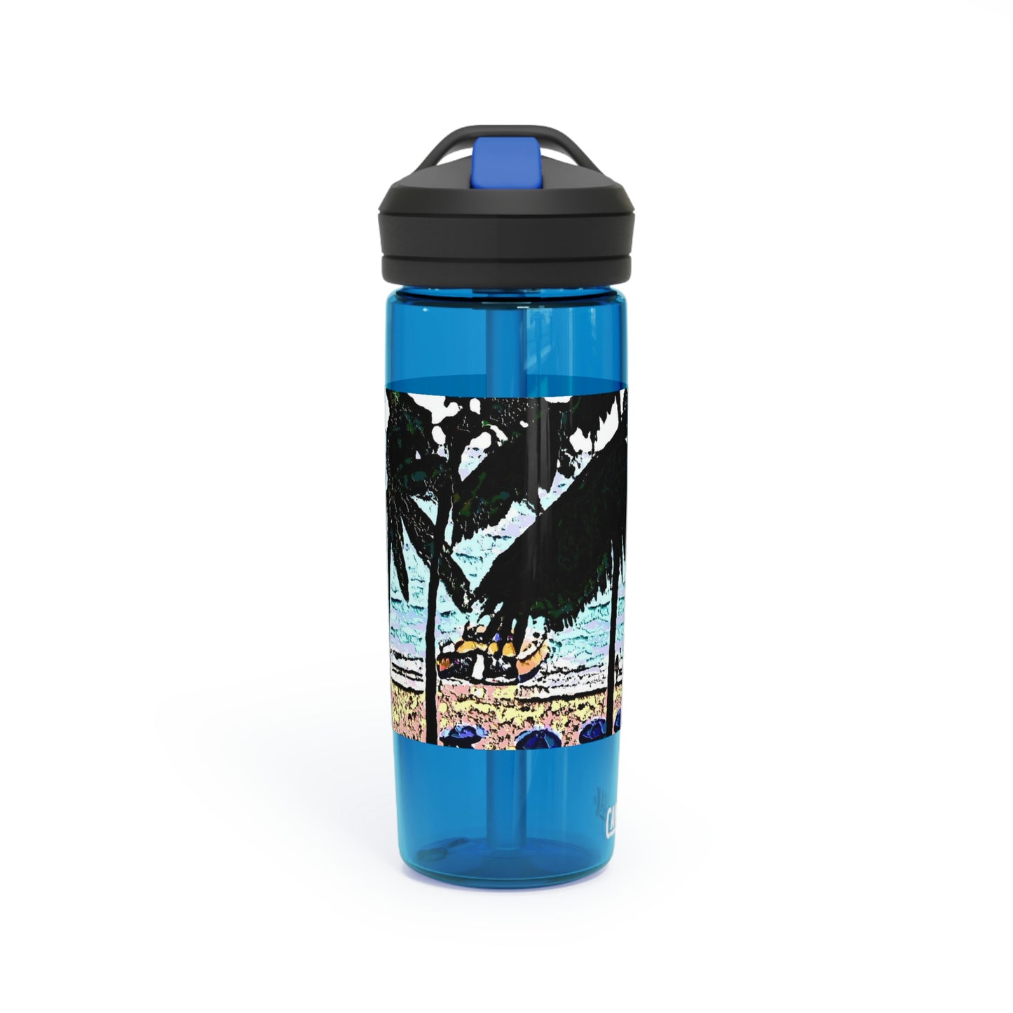 CamelBak Eddy®  Water Bottle, 20oz\25oz ... "A Beautiful Beach Amongst The Palms" ... The Outrigger Waikiki, Honolulu, Oahu ... Original Works ...