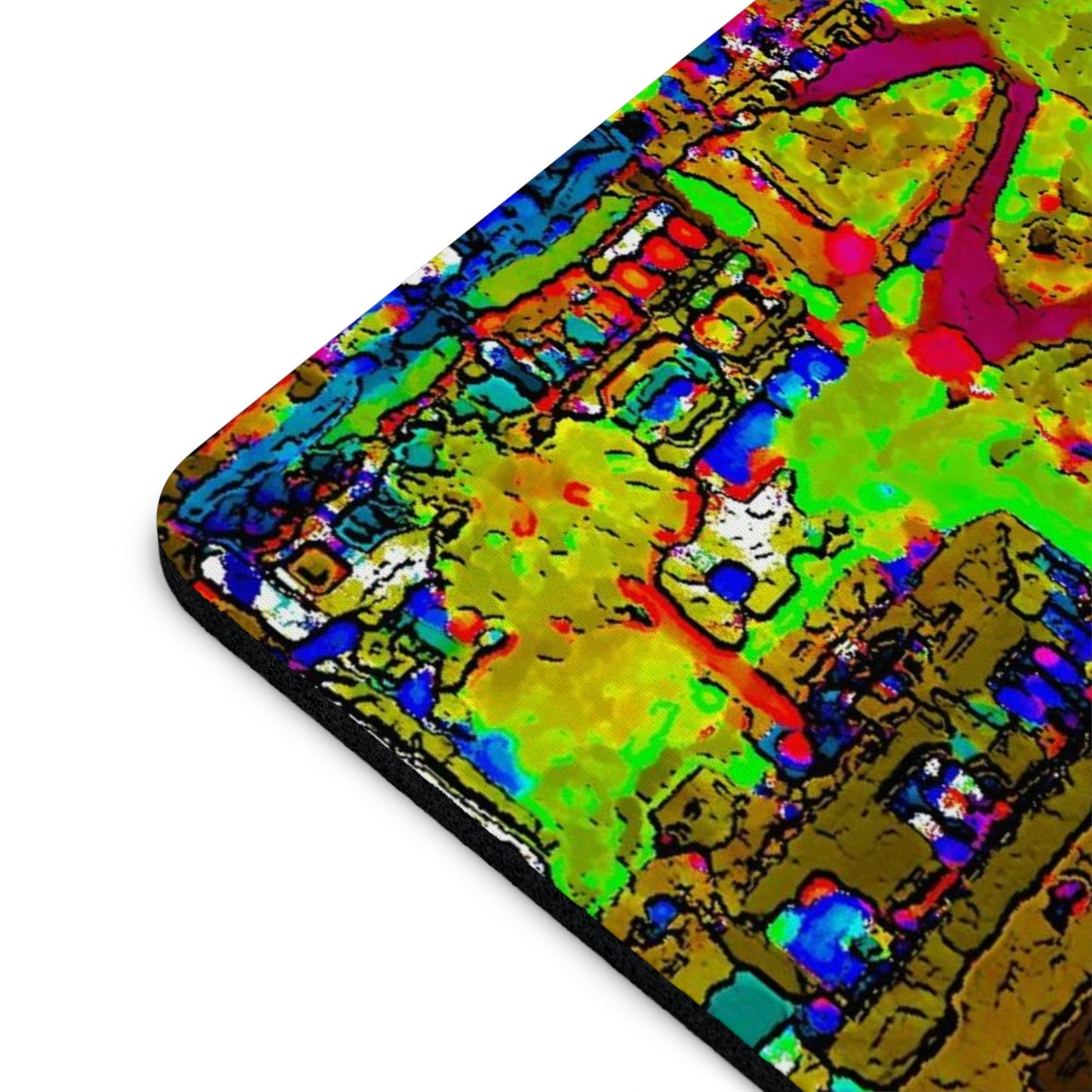 Mouse Pad  ... A Crazy Street ... 'Eight Winding Curve-Switchbacks' ... "Lombard Street, San Francisco, CA' ... Family Archives: 1970's ... Original Works ...
