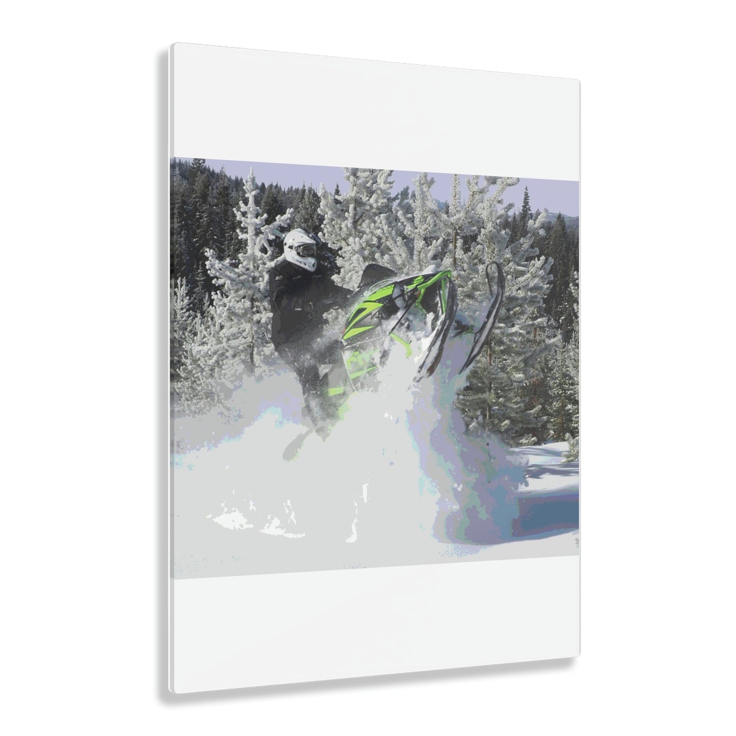 Acrylic Prints ... "No Time 'Like-Air-Time' ..." ... A True Master At His Craft ... December 2022, Rhett Creek, Idaho ... Original Works ...