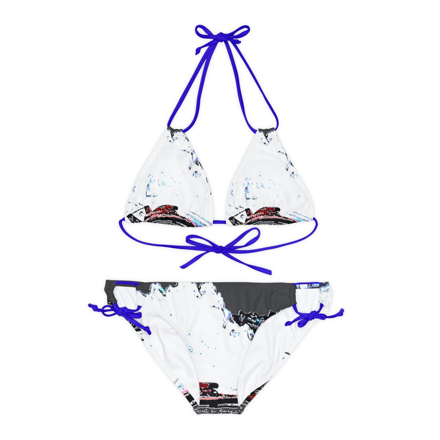 Strappy Bikini Set ... Seattle Columbia Cup On Lake Washington ... "Dave Wilcox Heads For The Win" ... Associate Gift-Photo ... Original Works ...