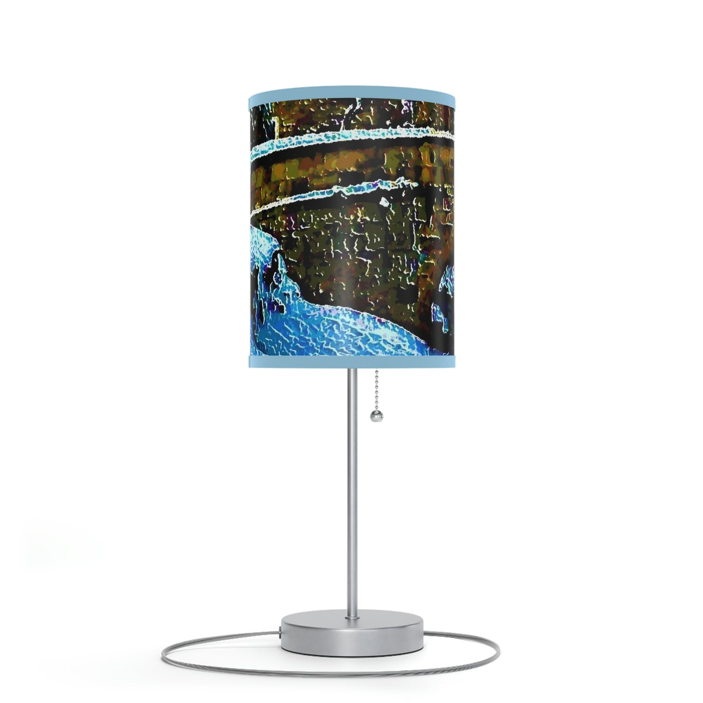 Lamp on a Stand, US|CA plug ... Walikng The Streets & Alleys ... 'Strolling The Canals ... '  ... Original Works  ...
