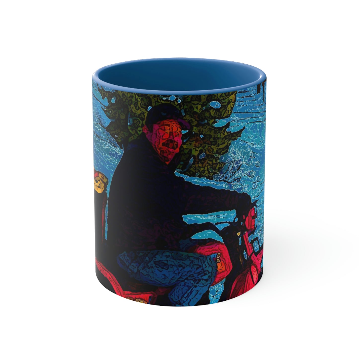 Accent Coffee Mug, 11oz ... There's 2-Wheelin ... There's 4-Wheelin ... 'And-Of-Course' ... "There's 3-Wheelin-In-The-Snow" ...  Original Works ...