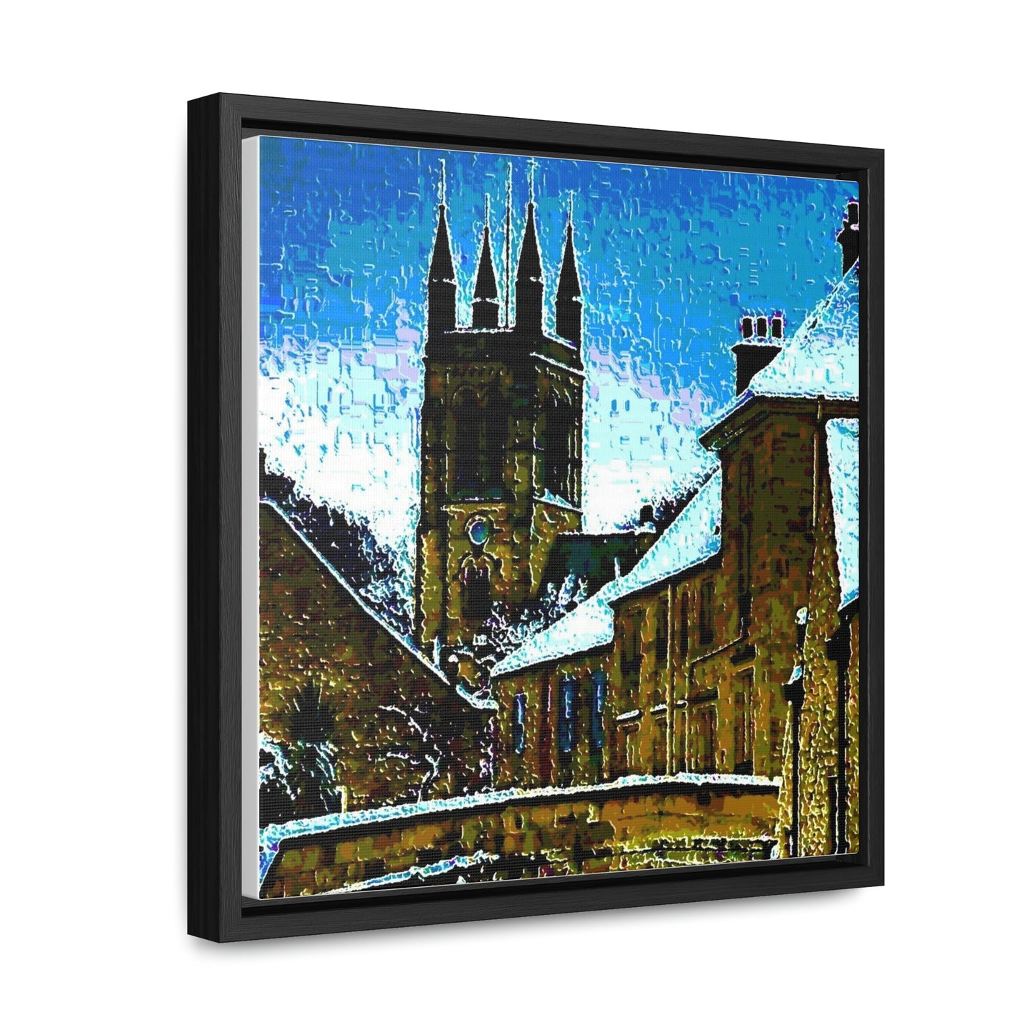 Gallery Canvas Wraps, Square Frame ... Walikng The Streets & Alleys ... 'Strolling The Canals ... '  ... Original Works  ...