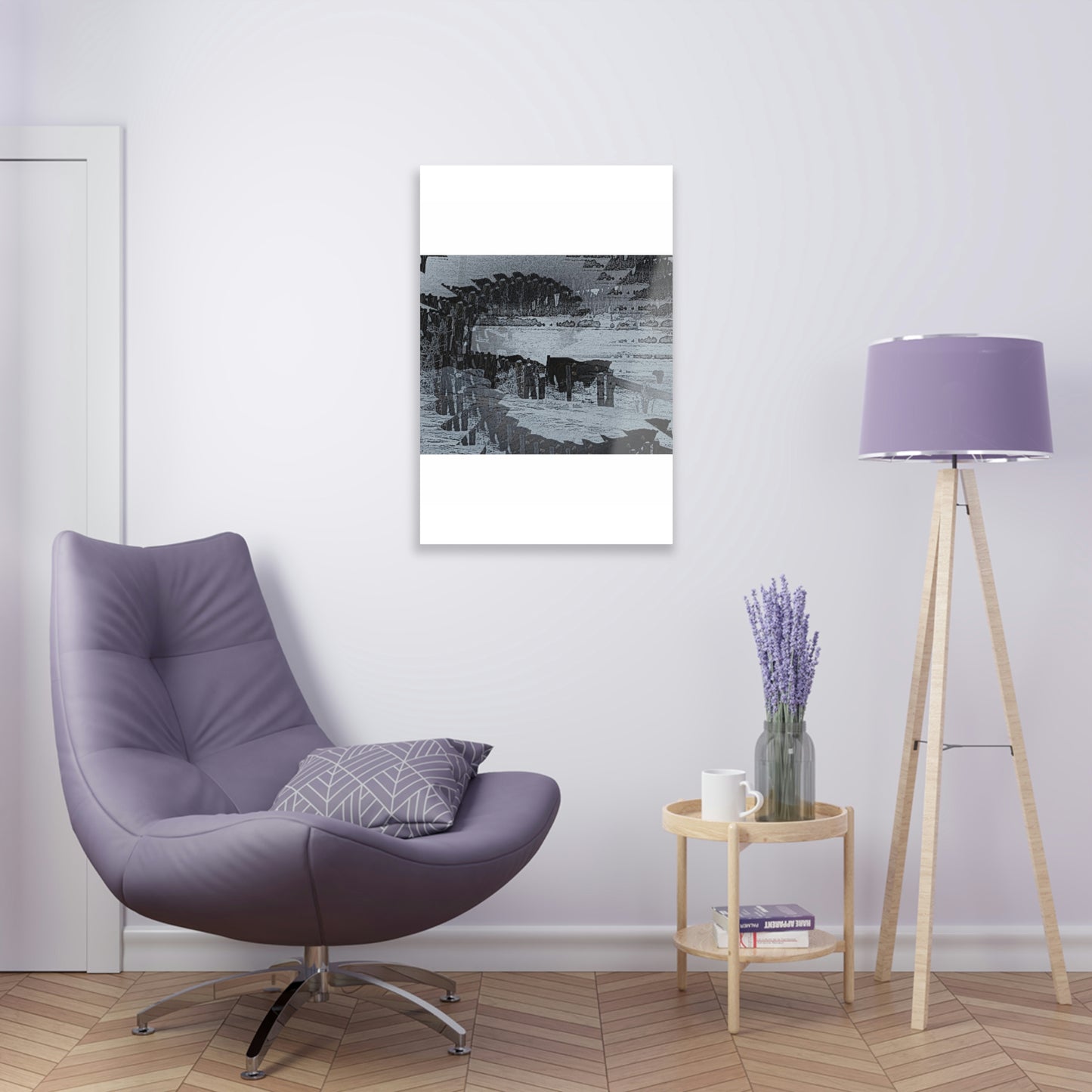 Acrylic Prints ... A Quiet Morning ... "Along The Red River & Nature Preserve Plateau" ... Jan23 ... Original Works ...