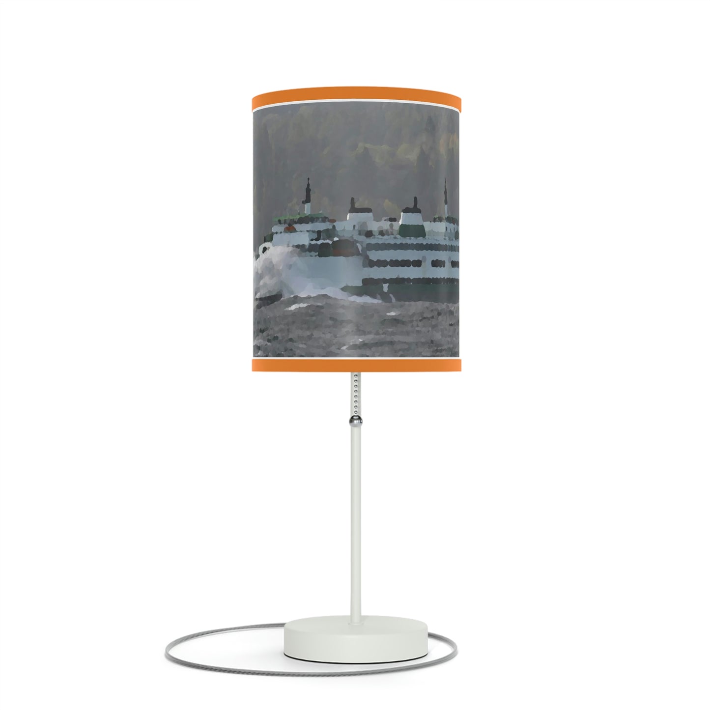 Lamp on a Stand, US|CA plug ... WADOT Ferry Crossing ... "A Very Rough Day" ... Mulkiteo Route ... Family Archives ... Early 1990's' ... Original Works ...