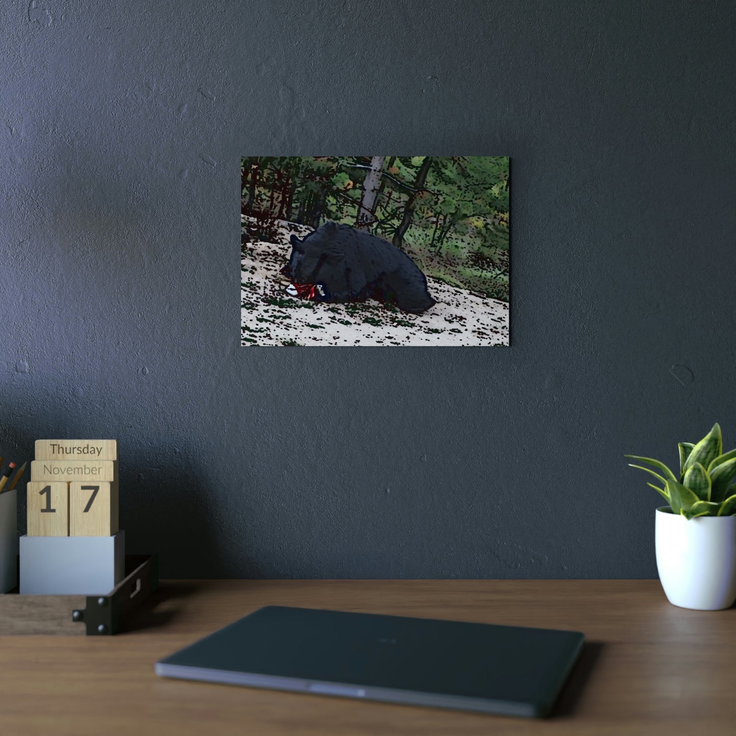 Aluminum Composite Panels ... A Local 'Yogi_4' ... RCY: "Rhett Creek Yogi: 500#'s Of Hungry Black Bear" ... 28-29Sep23 ... Original Works ... Client Project-Folio ...