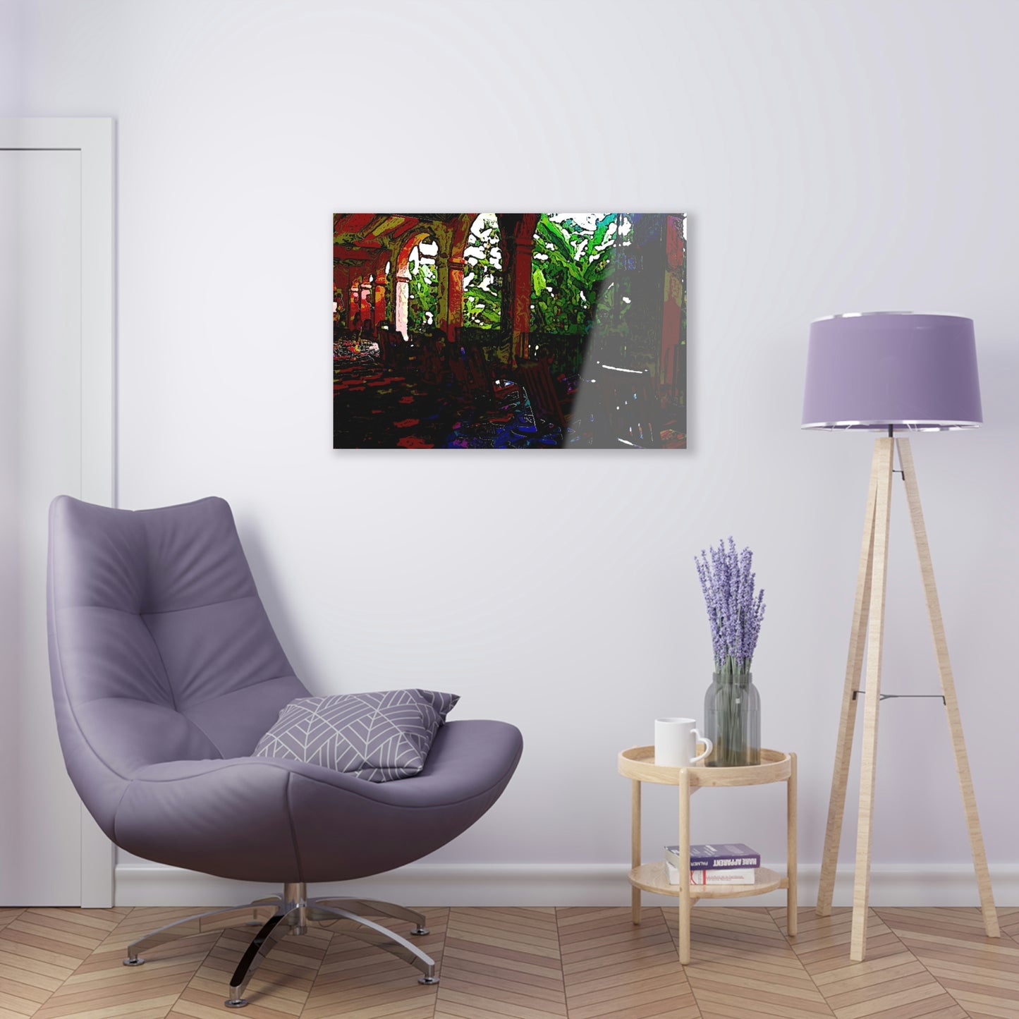Acrylic Prints ...  Lanai & Rocking Chairs At: 'The Pink Palace' ... The Royal Hawai'ian ... Honolulu, HI ... '27Oct2014' ... Original Works ...