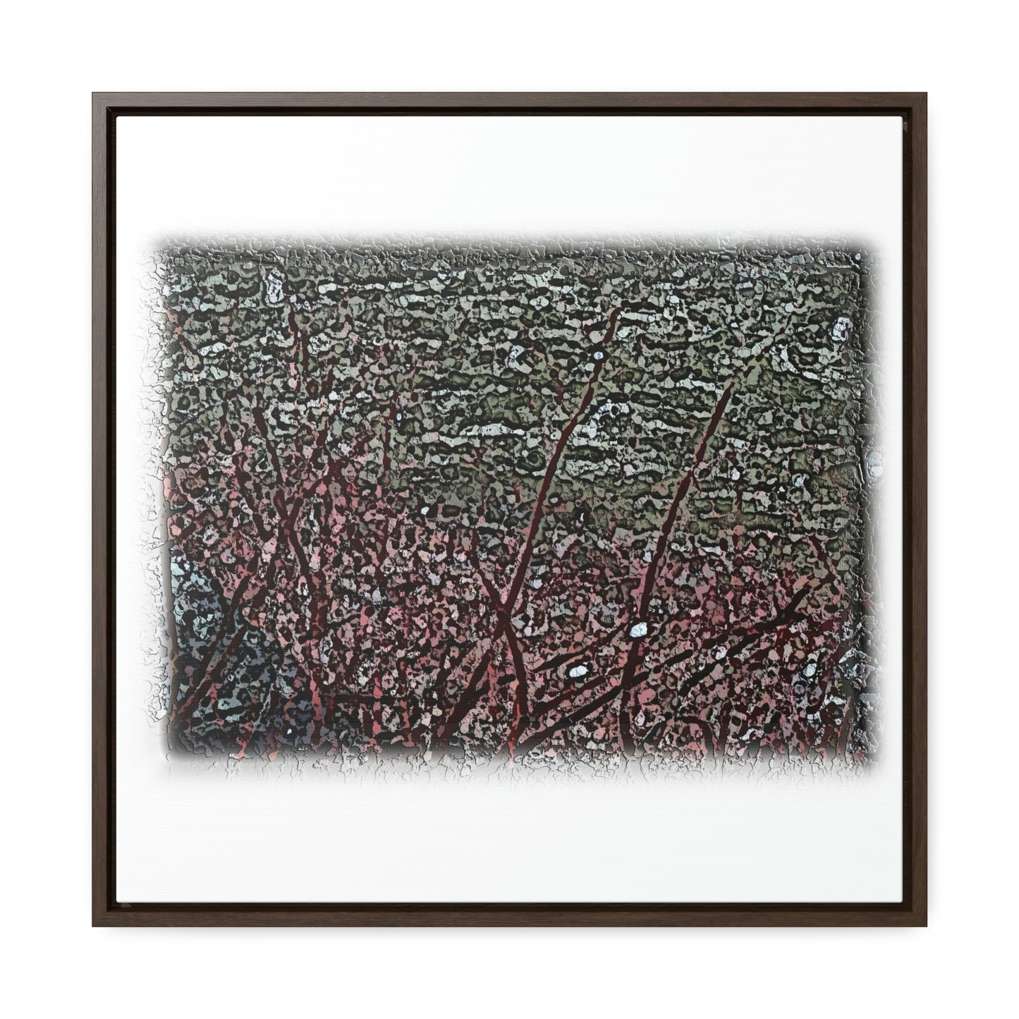 Gallery Canvas Wraps, Square Frame ... "A River Runs Through It" ... Red-Osier-Dogwood (Cornus Stonlifera 'Rubra') .. Original Works ... Central Idaho ...