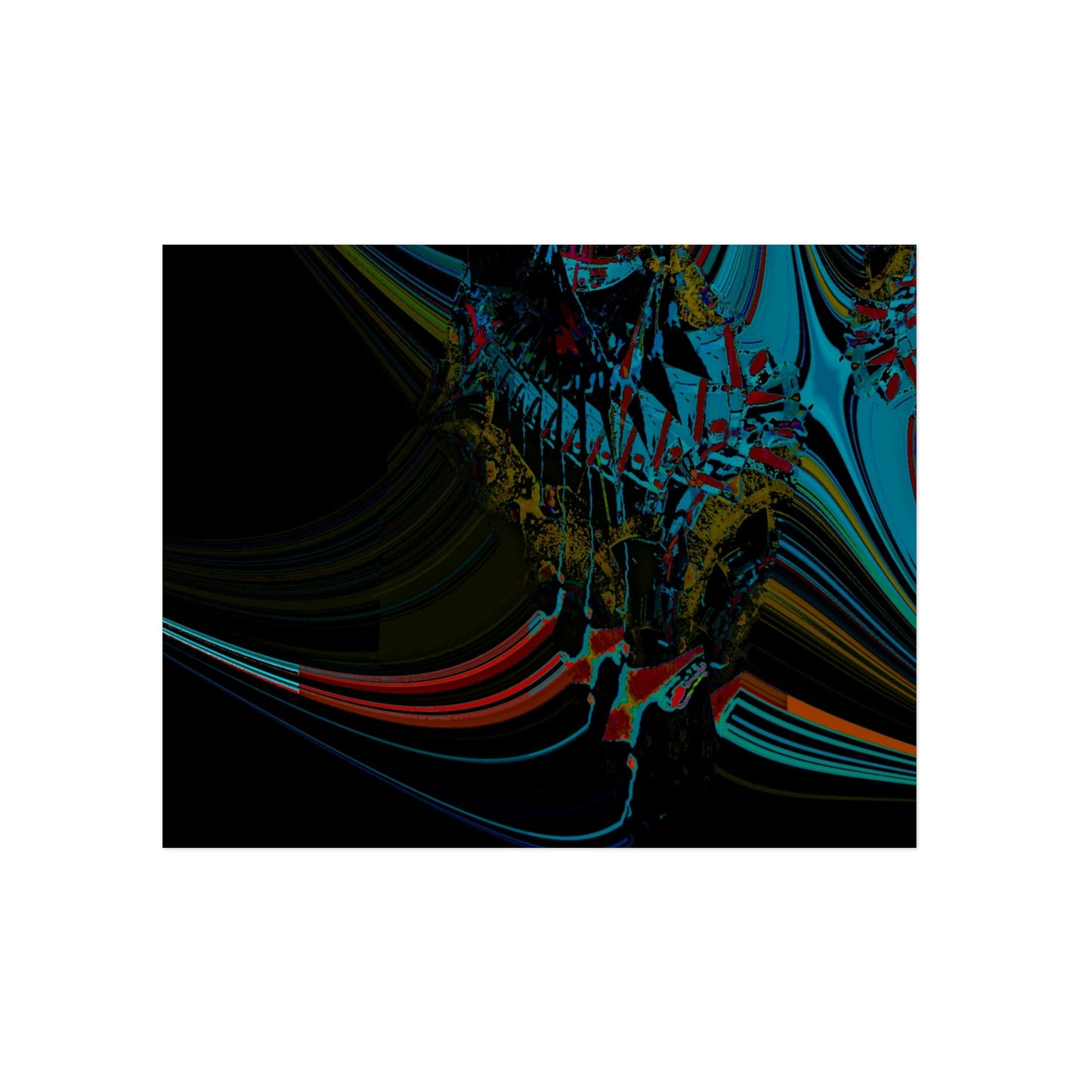 Aluminum Composite Panels ... Une Transformationne ... "La Travestii Professeure Gwendoline" ... Au Personne Du Fractelle-Mandelbrot ... Original Works ...