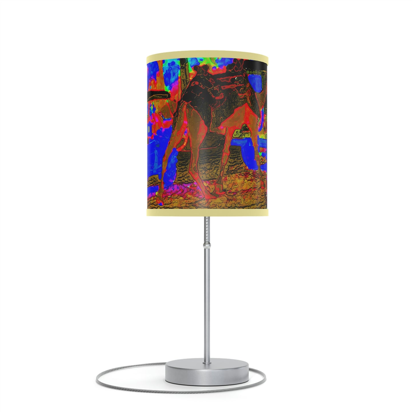 Lamp on a Stand, US|CA plug ... "Truckin'-Up-To-Buffalo ... 'Oops - Wrong Country' ... Truckin'-Up-To-New Delll -'E' ... " ... (Delhi, India) ... 5July2007. Original Works ...